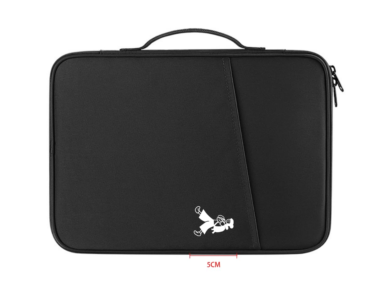Premium Laptop Sleeve for MacBook Air 13 Inch & 13.3 Inch Notebooks - Shockproof Protective Case with Handle, Lightweight & Durable Travel Computer Bag (Gray) - Perfect for Business Trips, Commuting & Daily Use