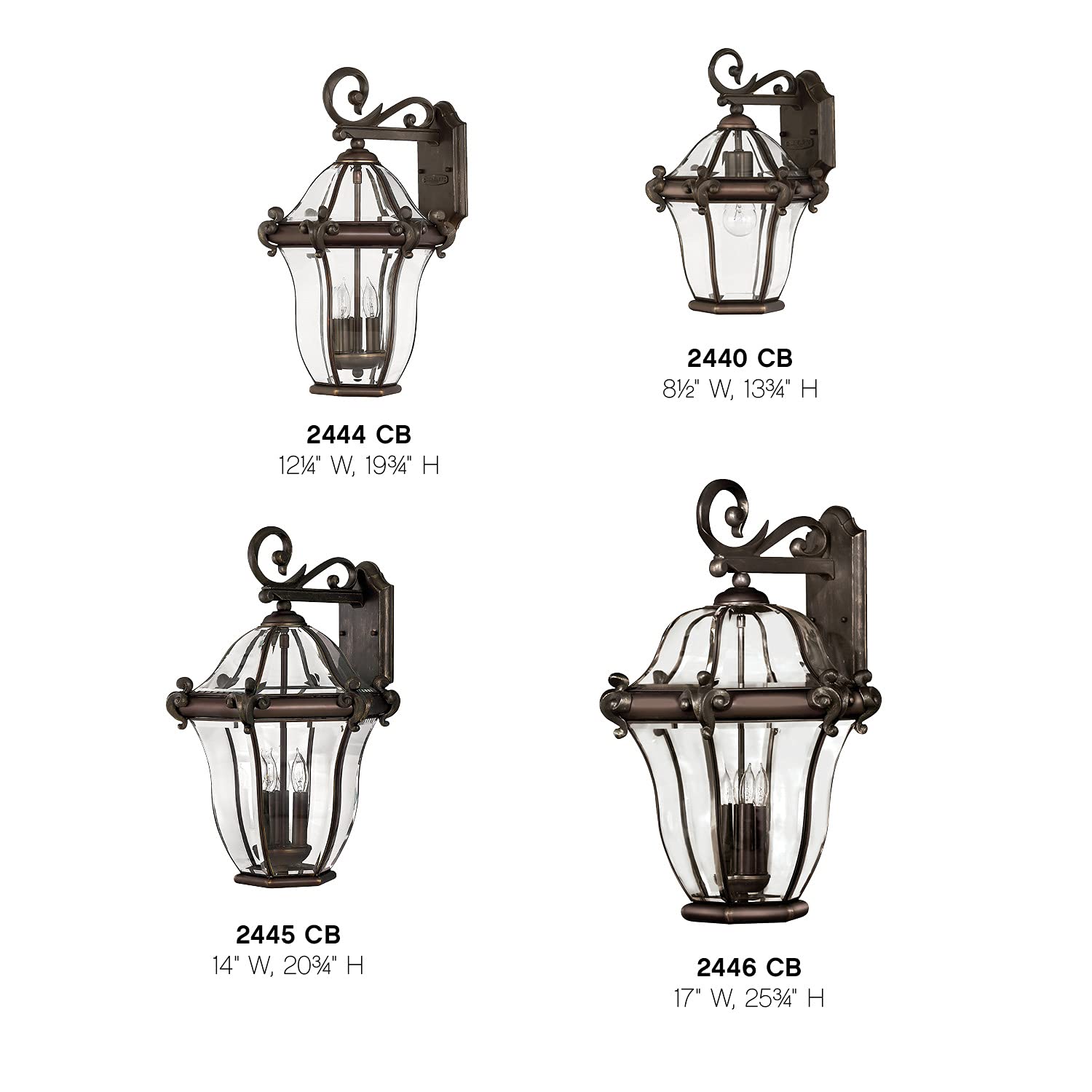 Hinkley San Clemente Traditional One Light Small Outdoor Wall Mount - Copper Bronze Finish for Porch, Patio, and Exterior Entryway Lighting