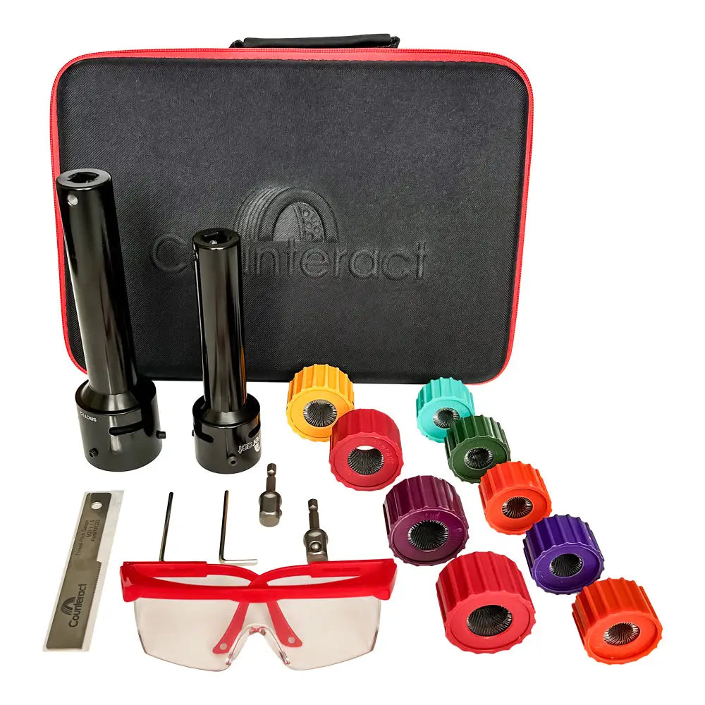 STK 1322 Stud Cleaning Kit with Protective Case - 15 Piece Jewelry Cleaning Set for Earrings, Nose Rings & Body Piercings | Travel-Friendly Piercing Care Solution for Home & On-The-Go