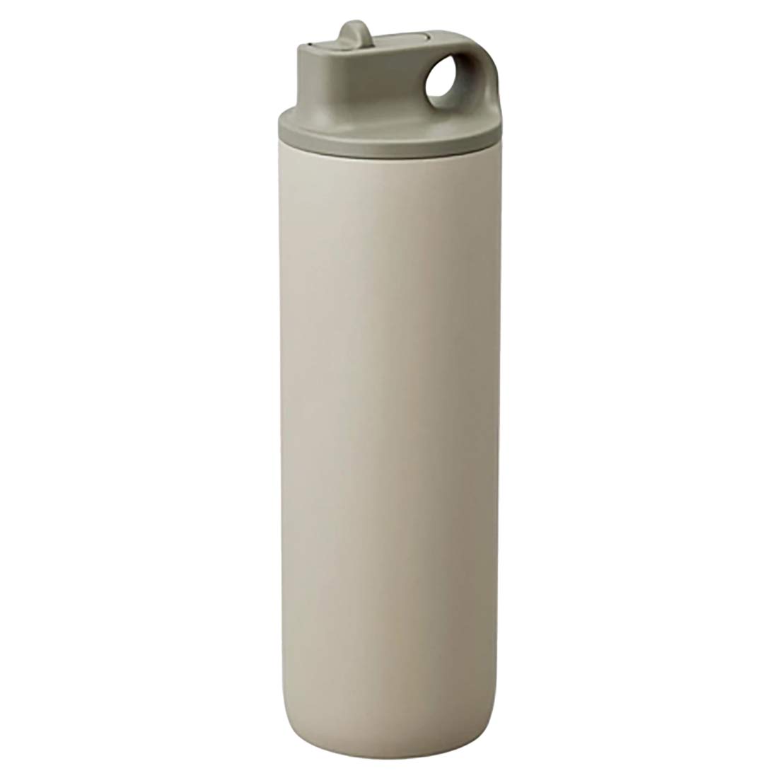 Kinto Active Tumbler 20oz (600ml) Insulated Stainless Steel Water Bottle - Sand Beige | Leakproof Travel Mug for Coffee, Tea & Cold Drinks | Gym, Office & Outdoor Use