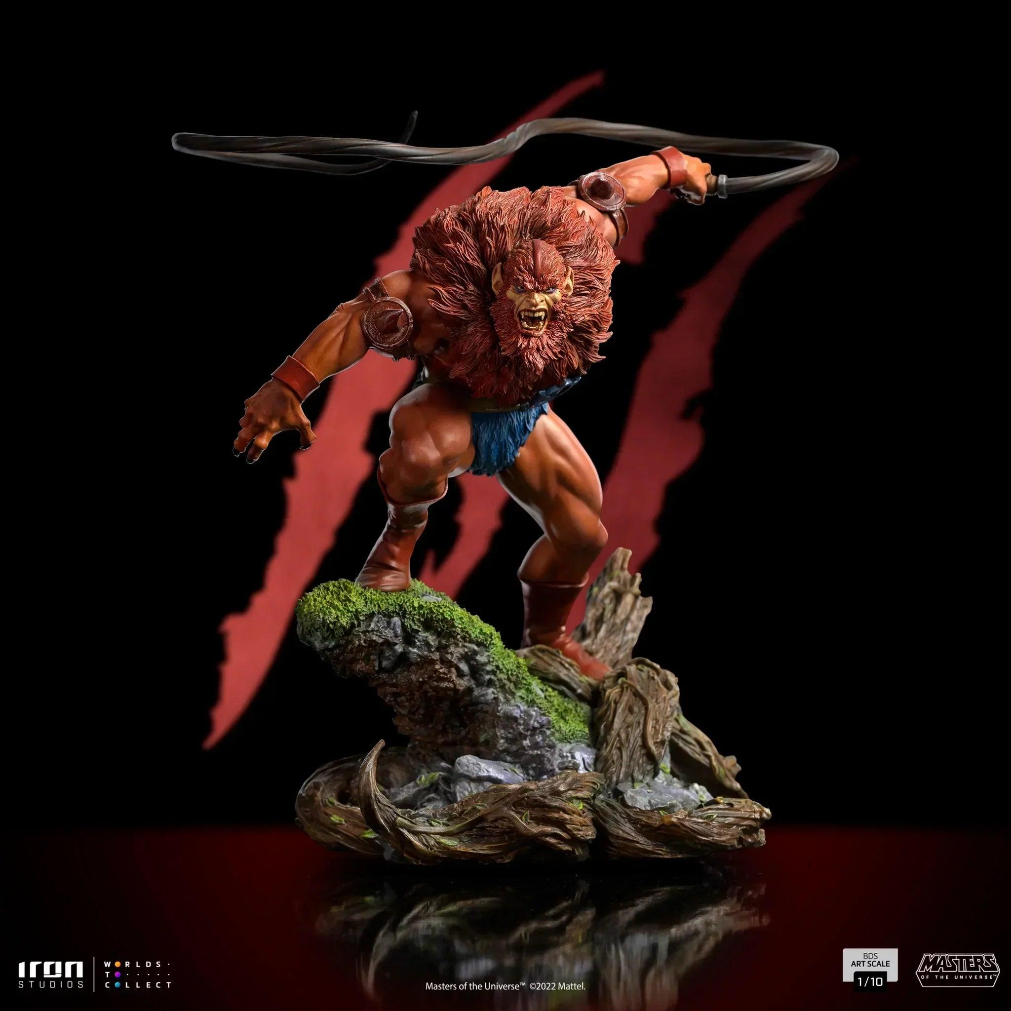 Iron Studios Masters of the Universe Beast Man BDS Art Scale 1/10 Statue - Collectible Action Figure for Display & Home Decor