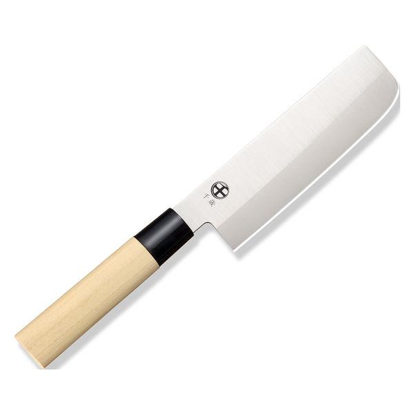 Premium Chitose Japanese Knife 3-Piece Set - Santoku, Nakiri & Deba with Wooden Handle - Professional Chef Knives for Slicing, Dicing & Filleting - Perfect for Home Cooking & Professional Kitchens
