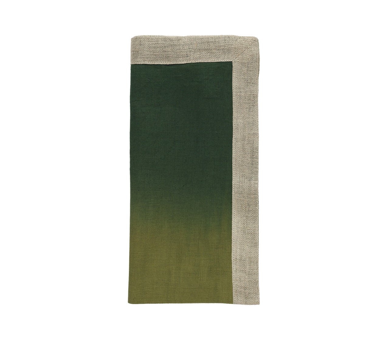 Cool Tone Dip Dye Napkins Set of 4 - Stylish & Reusable Cotton Table Linens for Dinner Parties, Weddings & Home Decor