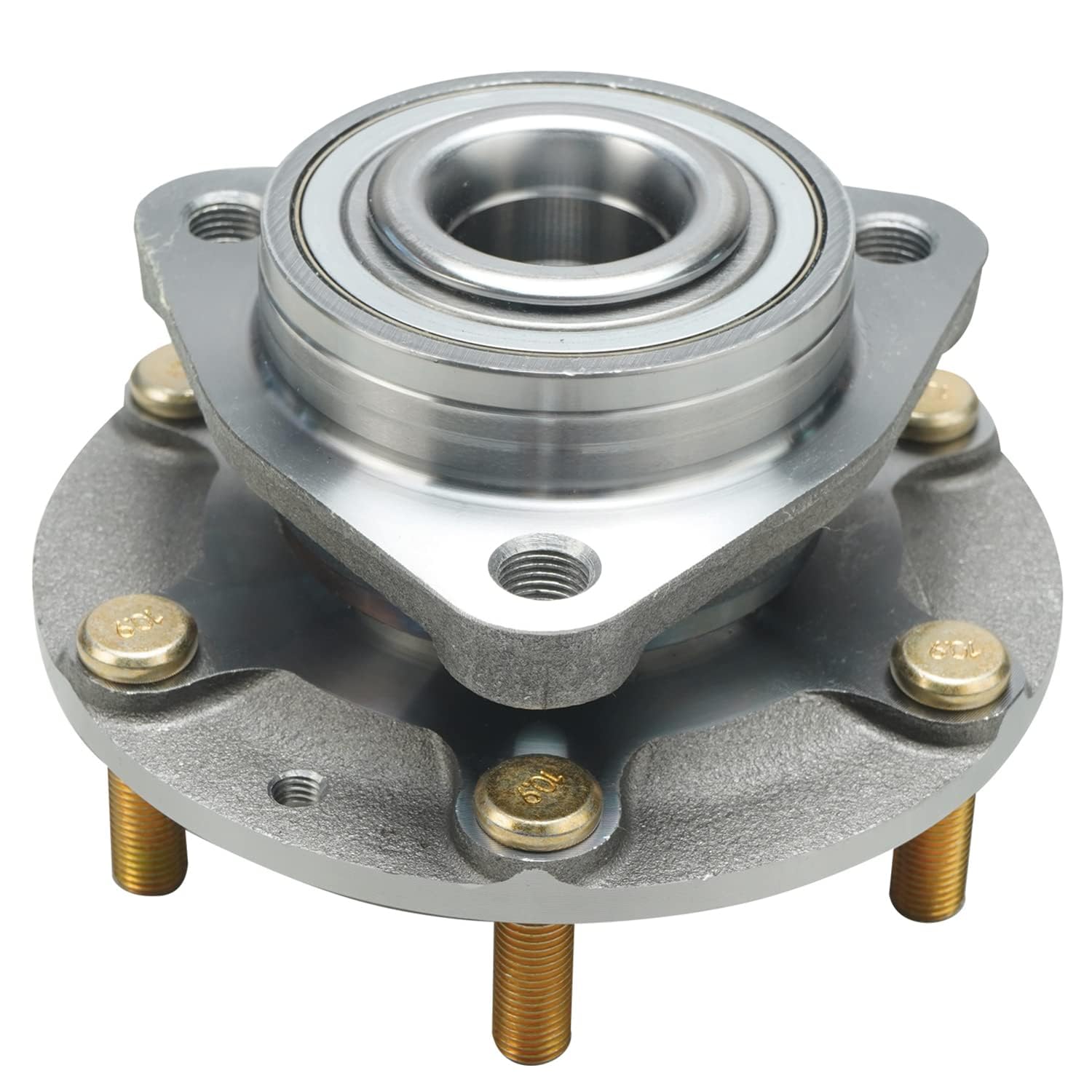 Detroit Axle - 10pc Front Wheel Bearing & Hub Assembly Kit with Inner/Outer Tie Rod Ends, Boots & Sway Bar Links - Compatible with 2006-2014 Kia Sedona & 2007-2008 Hyundai Entourage - Perfect for DIY Auto Repairs & Suspension Maintenance