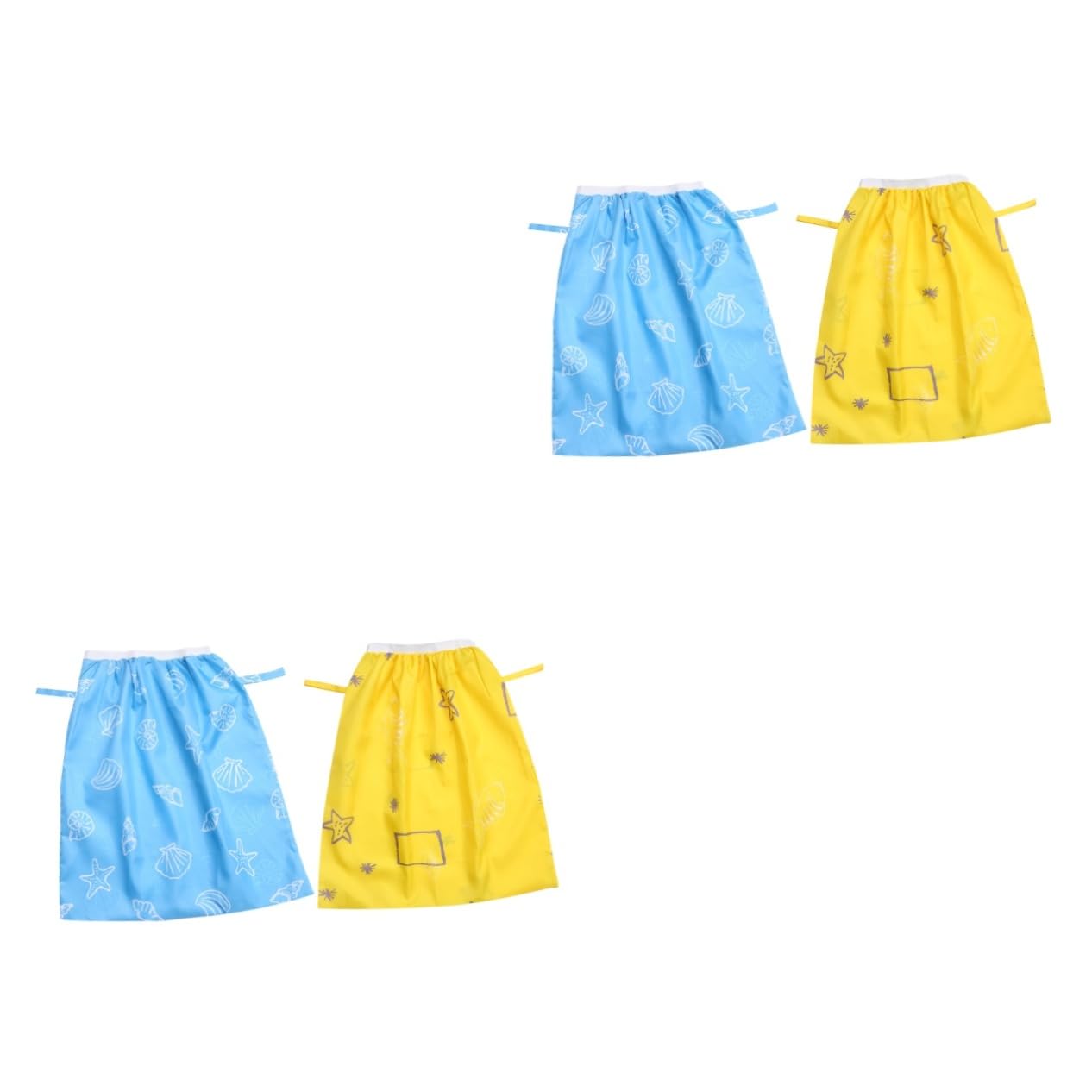 FAVOMOTO 4-Pack Reusable Diaper Organizer Bags - Breathable Polyester Diaper Storage for Baby Travel & Nursery Organization - Perfect for Diaper Pail, Diaper Bag & On-the-Go Parents