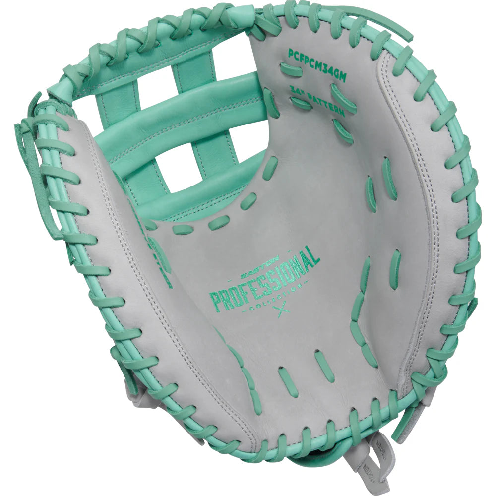 Easton Professional Collection Color Splash 2.0 Fastpitch Softball Catcher's Mitt - 34 Inch Youth & Adult Baseball Glove for Women & Men - Perfect for Fastpitch Games, Training & Practice Sessions