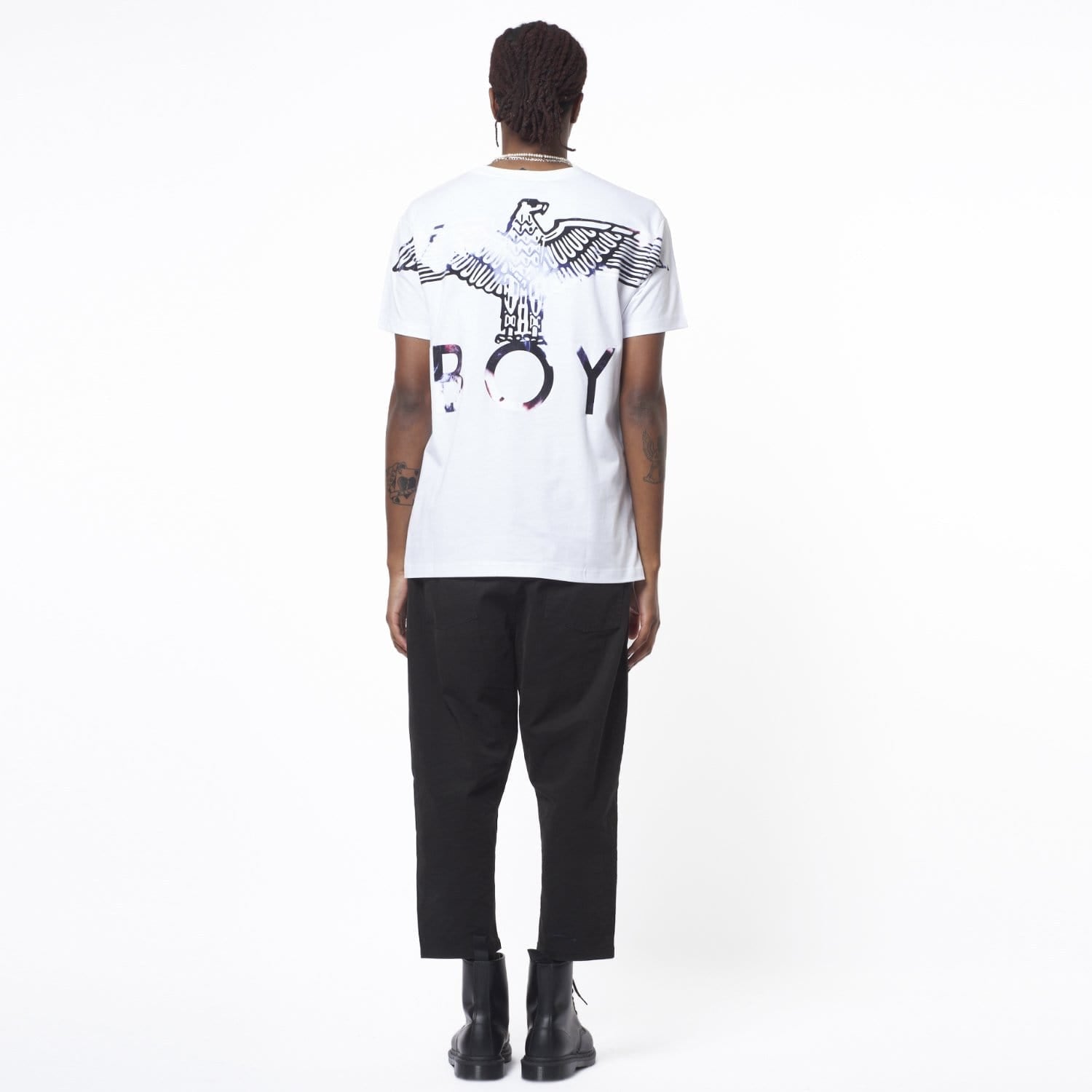 BOY EAGLE FLOCK TEE - Trendy Graphic T-Shirt for Boys | Soft Cotton Casual Tee | Perfect for School, Playdates & Outdoor Adventures