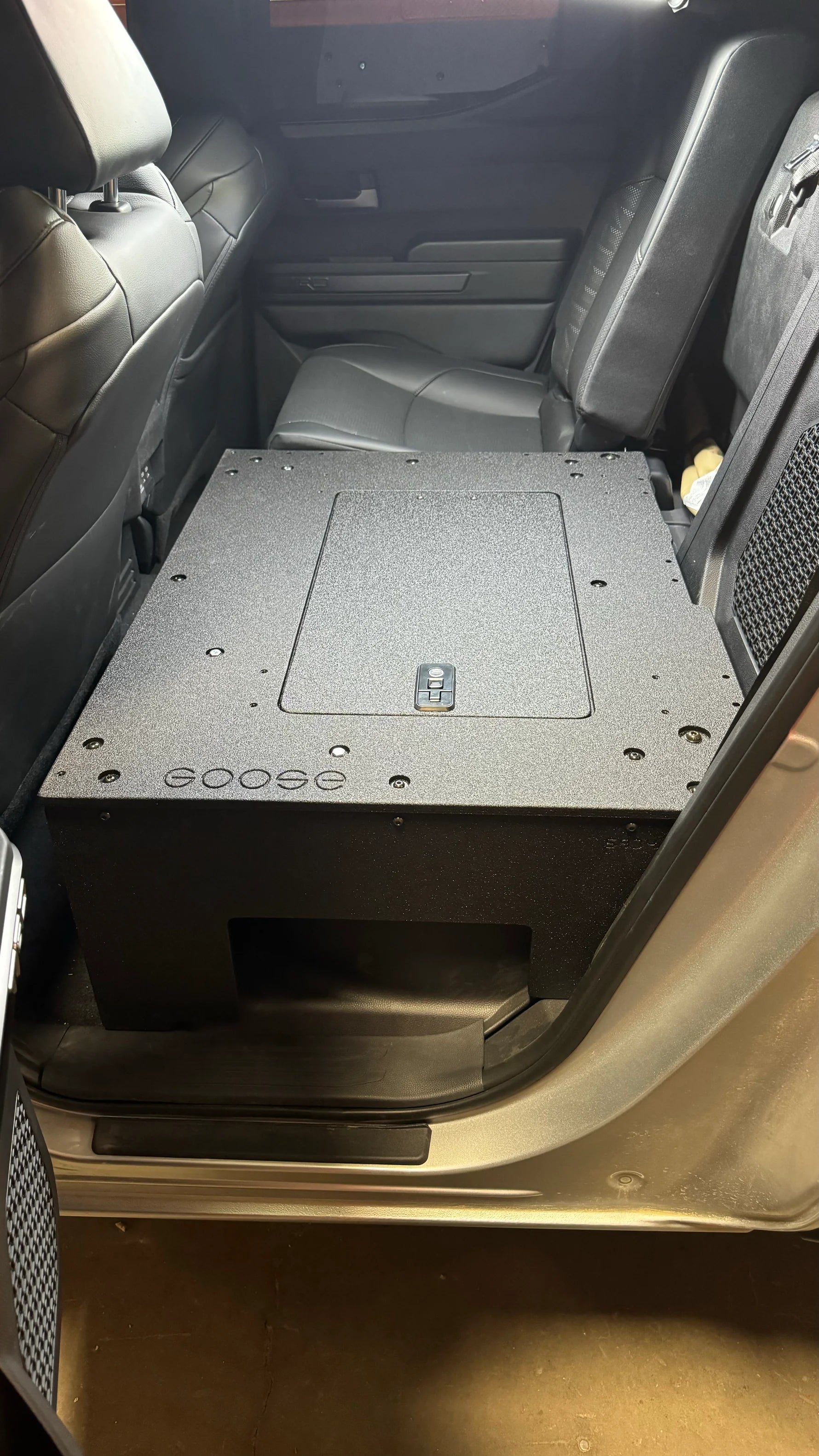2024+ Toyota Tacoma Double Cab Seat Delete System - Heavy Duty Storage Platform | Perfect for Off-Roading, Camping & Work Truck Organization