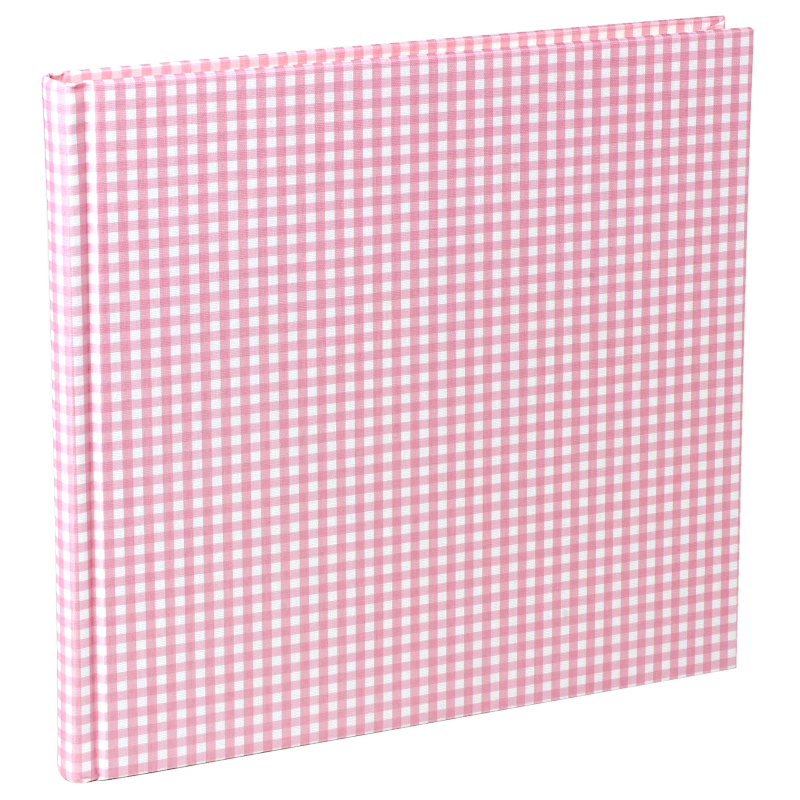 Eternity Guestbook Unlined Vichy Rose - 96 Sheets High Quality Firm Paper for Wedding, Anniversary & Birthday Memories - Premium Guest Book by Semikolon - Perfect for Special Occasions & Keepsake Journaling