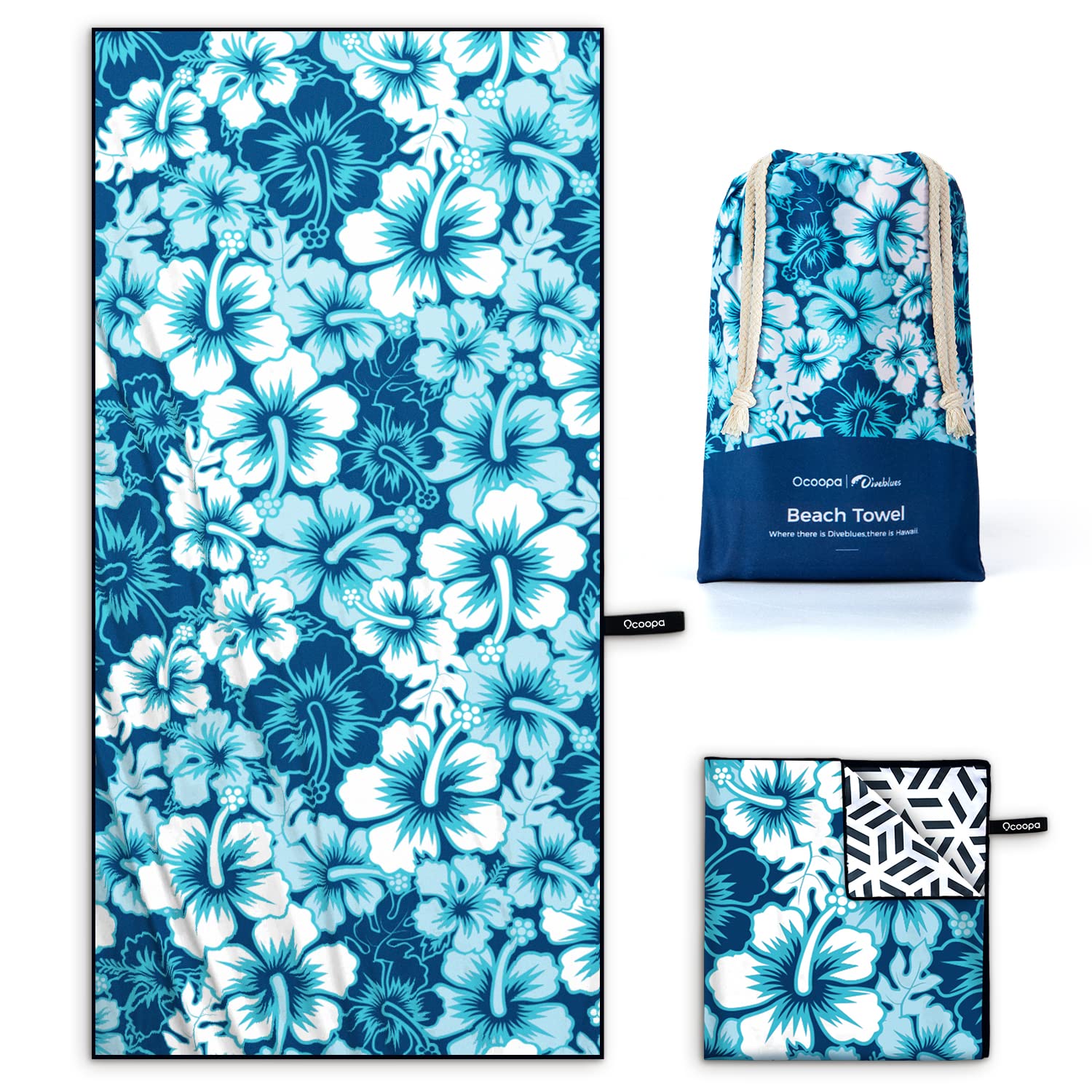 **OCOOPA Microfiber Beach Towel - Extra Large 71