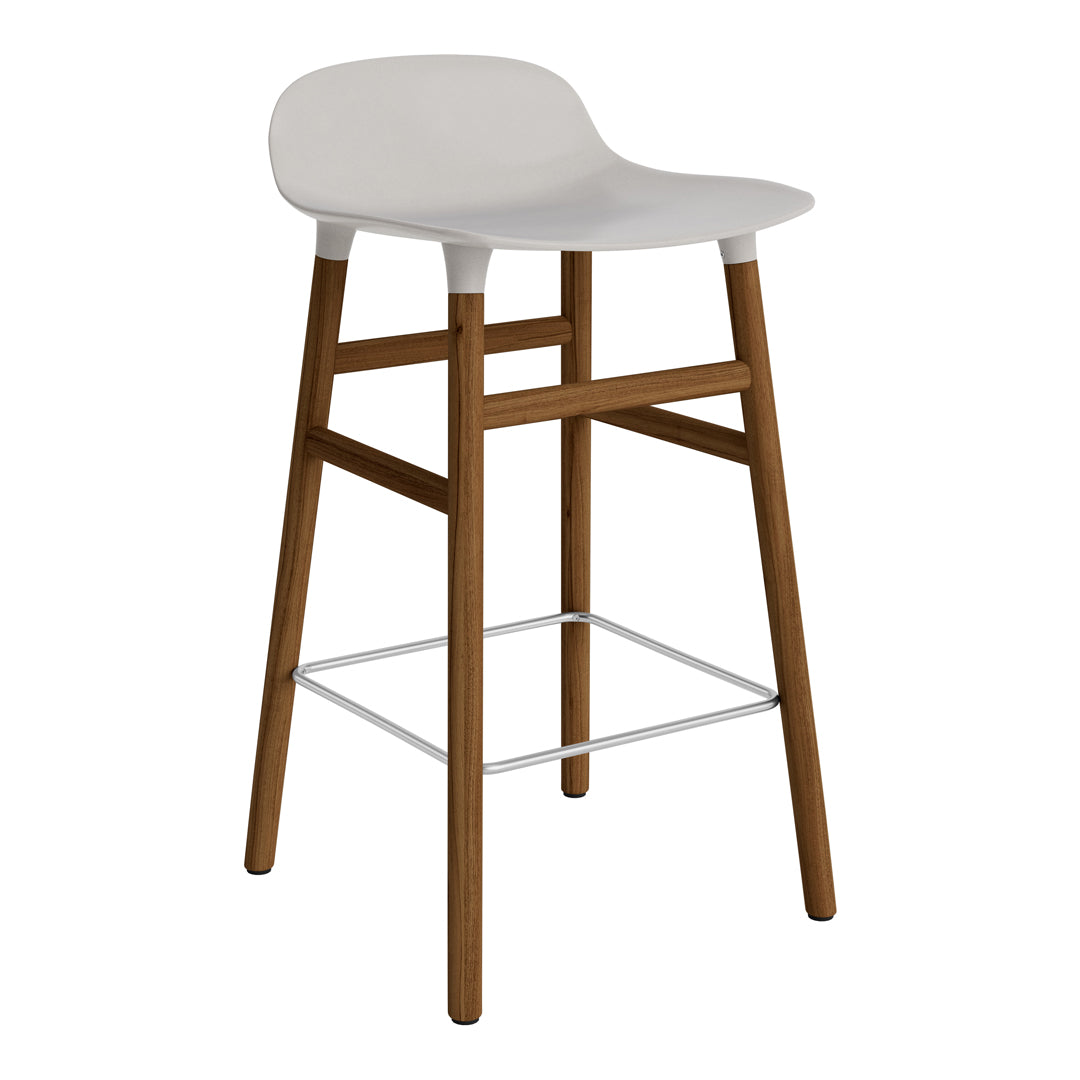 Modern Wooden Counter Stool with Sturdy Wood Legs - Perfect for Kitchen Islands, Bars, and Breakfast Nooks