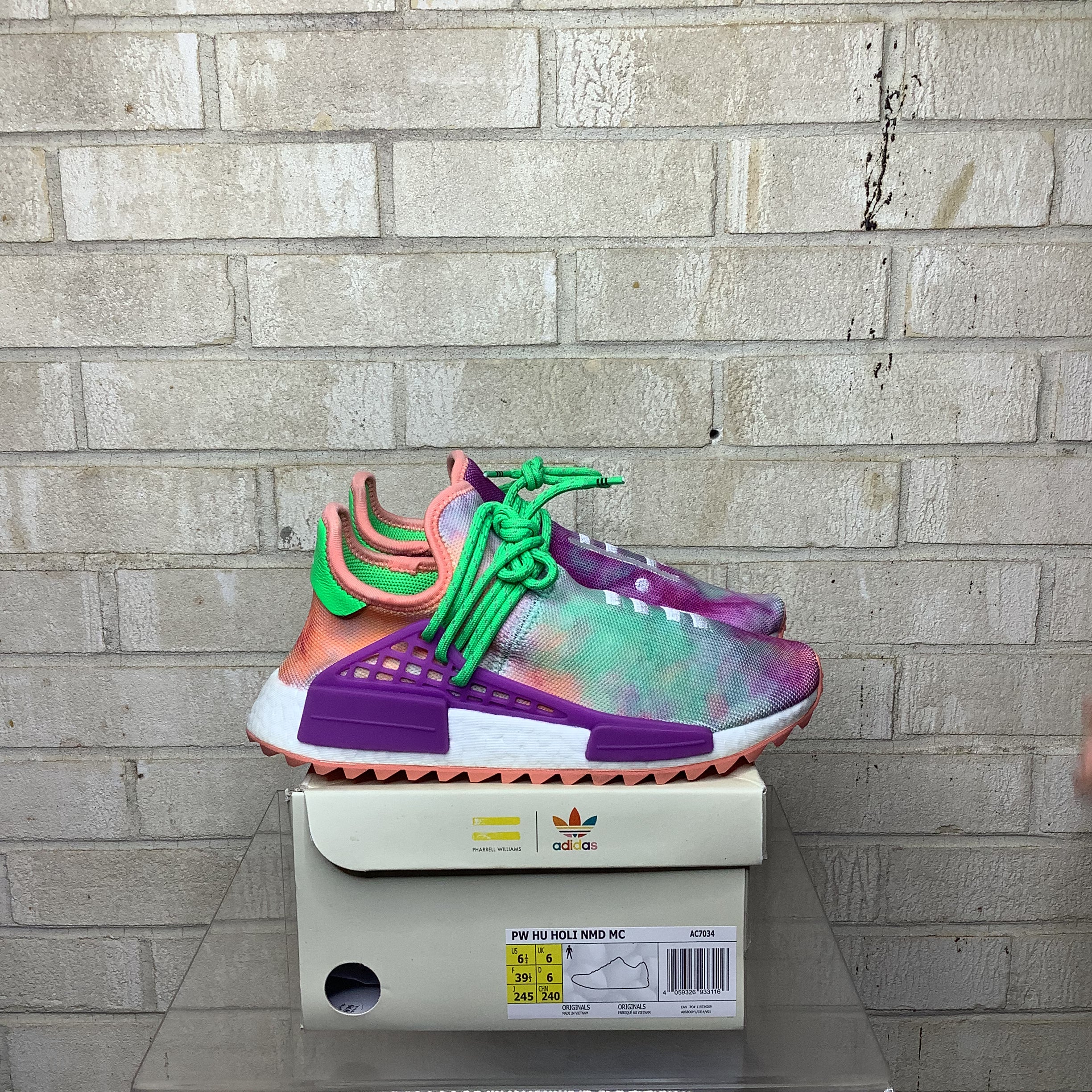 Adidas Human Race NMD Pharrell Williams Holi Festival Sneakers - Size 6.5 (AC7034) | Running, Casual Wear & Street Style Fashion for Men