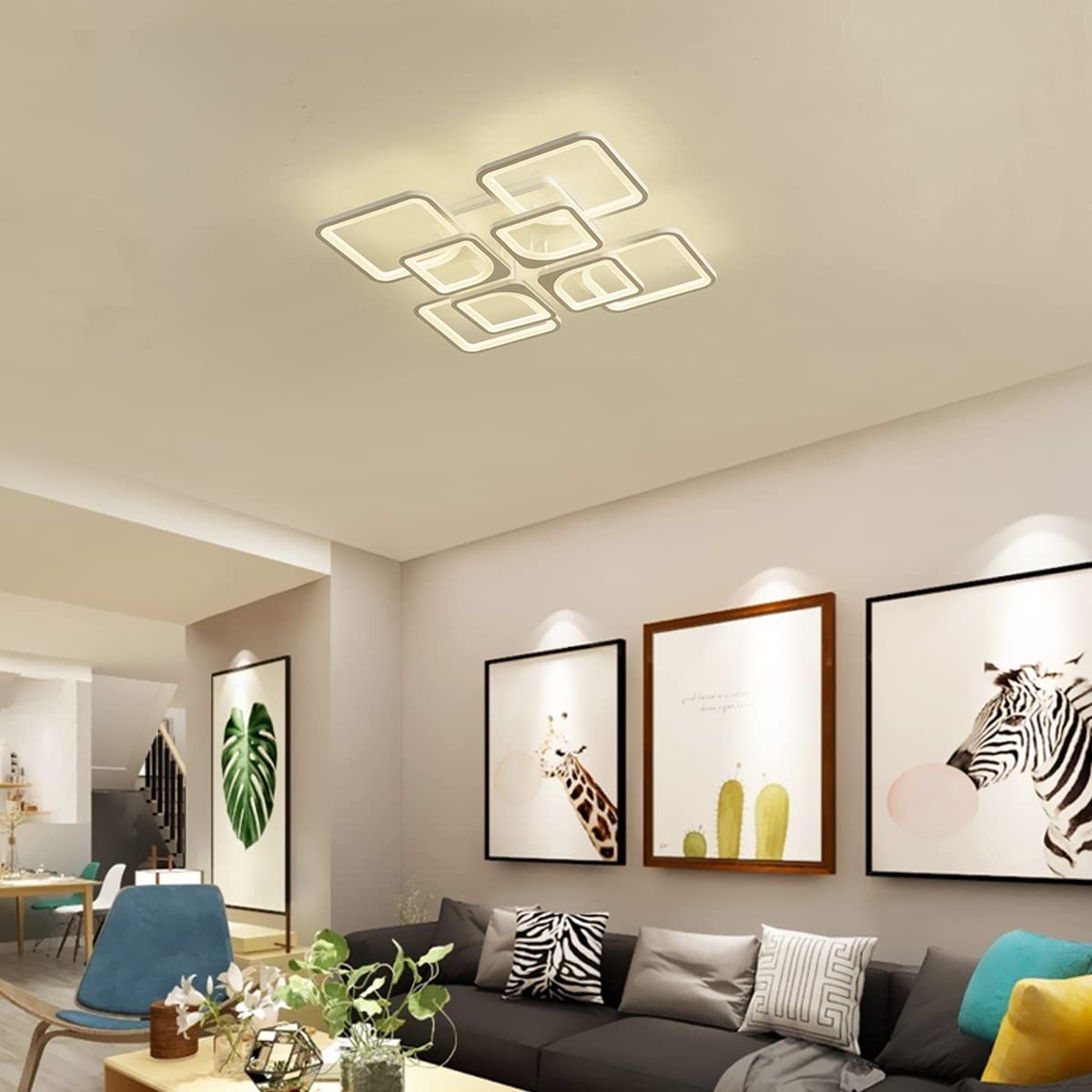 Jaycomey Modern LED Ceiling Light Fixture - 23.6