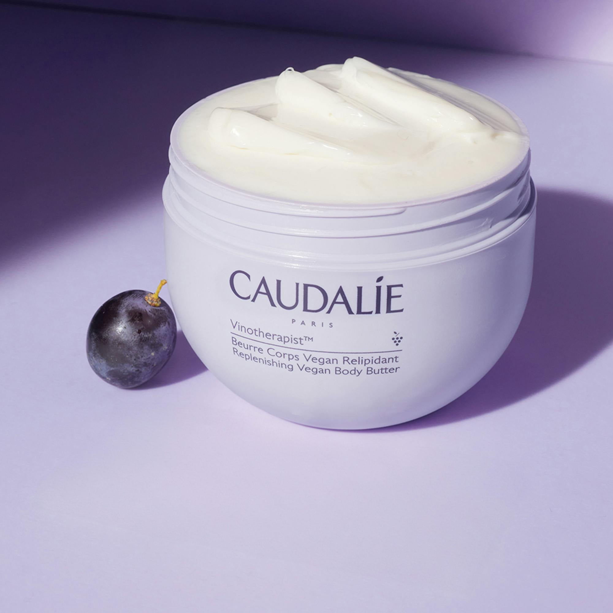 Caudalie Vinotherapist Replenishing Vegan Body Butter - Hydrating & Nourishing Dry Skin | Perfect for Daily Moisturizing & Post-Shower Care