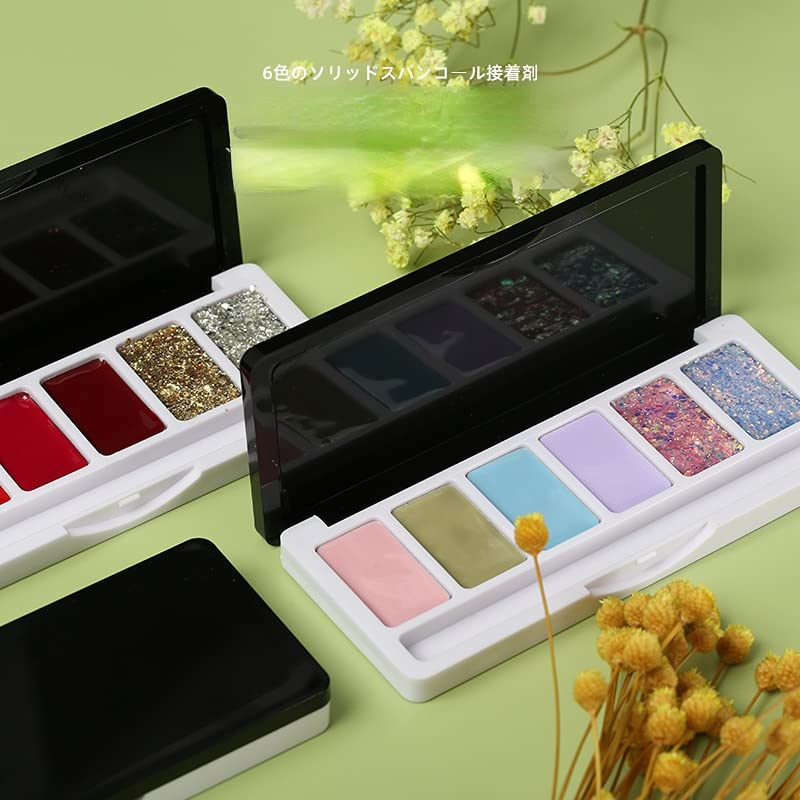 COGOALL 6 Color Solid Gel Nail Polish Set - Nude & Cream Mud Nail Art Pigments for Salon & DIY Manicures - Perfect for Women & Girls (M) - Ideal for Home Nail Care, Professional Salons & Gift Giving