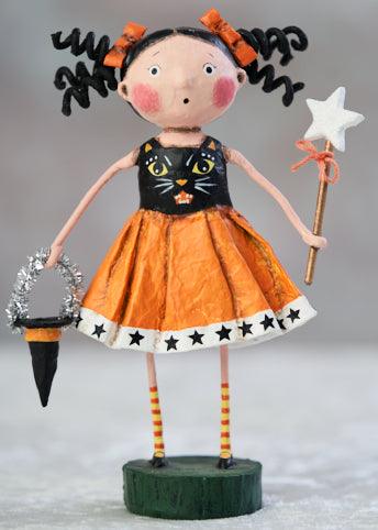 Lori Mitchell Cat's Meow Halloween Figurine - Cute Collectible Cat Statue for Home Decor, Halloween Party & Gift Giving