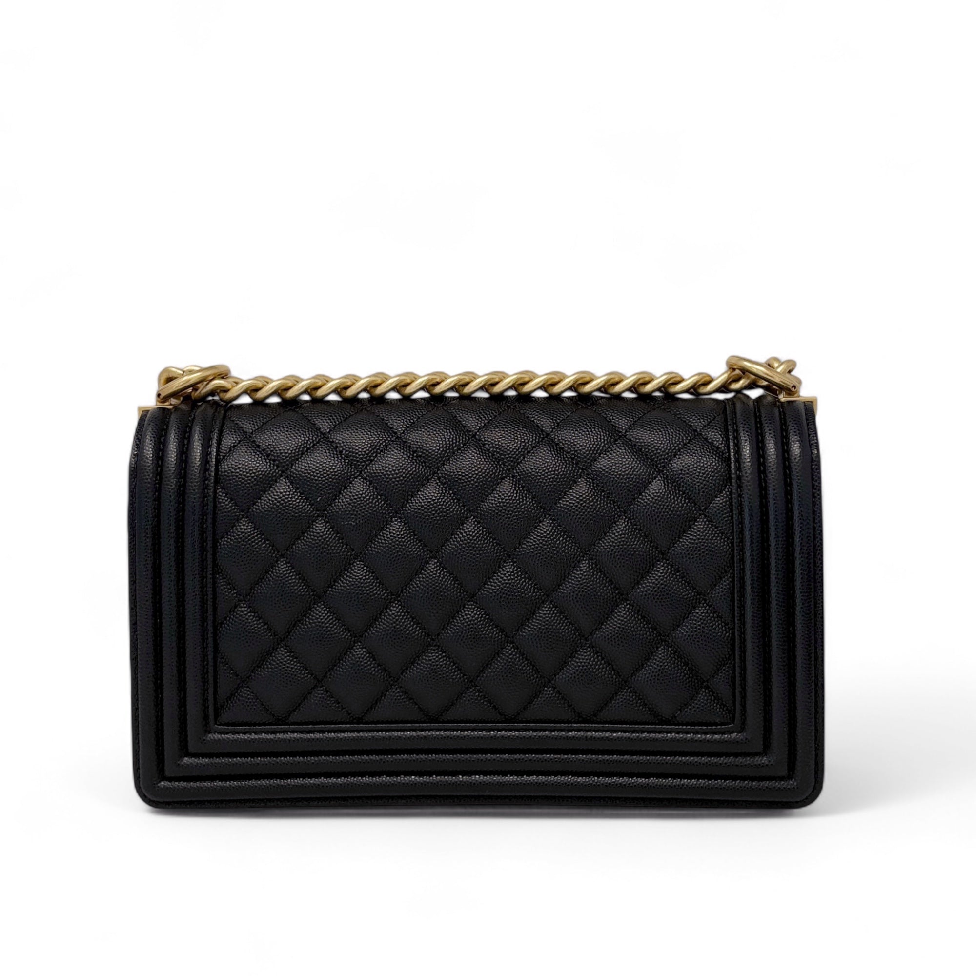 Chanel Black Medium Boy Bag - Luxury Designer Handbag for Women, Perfect for Parties, Dates & Everyday Use