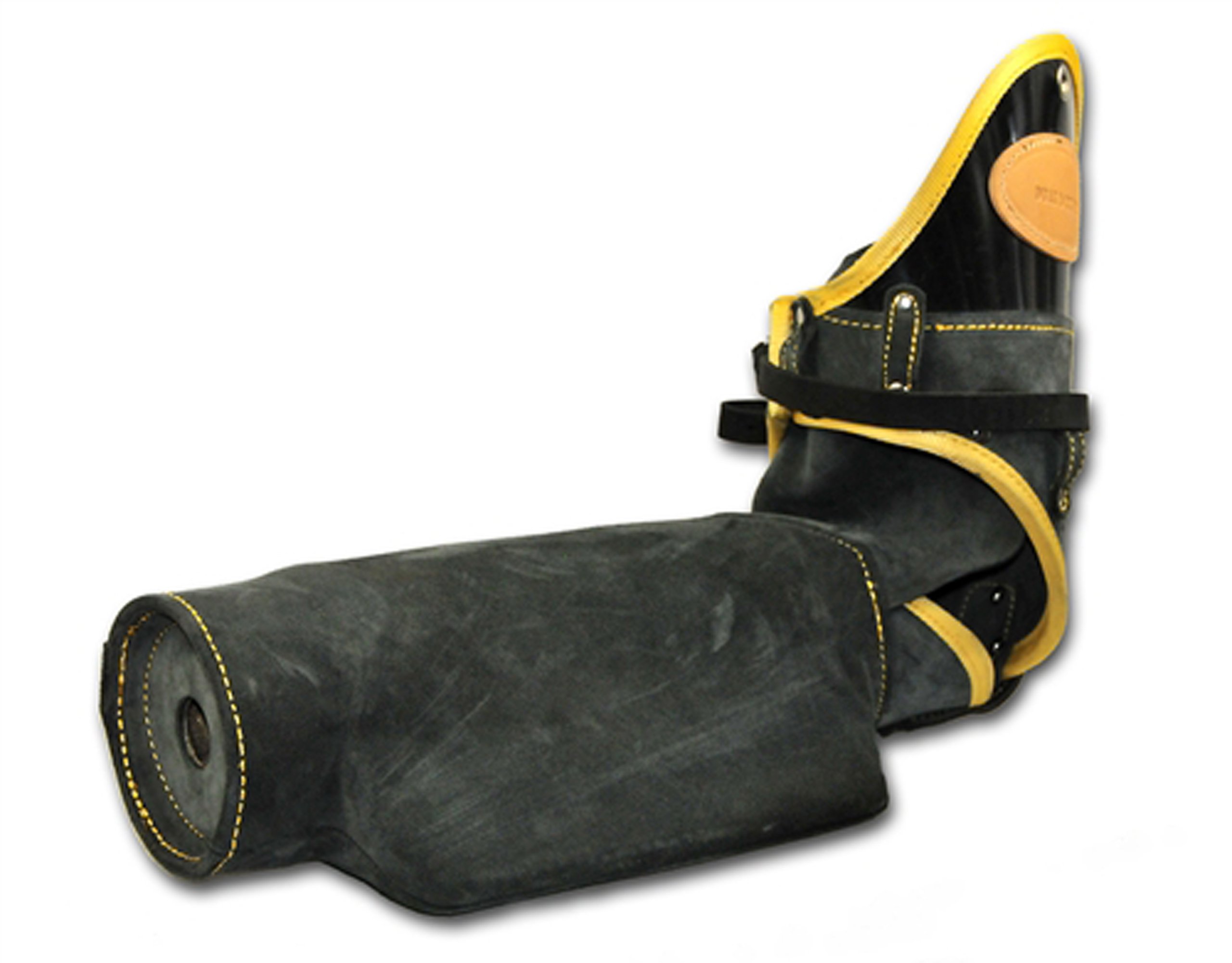 Dean and Tyler Premium Leather Curved Bite Sleeve for Right Hand - Dog Training, Police K9, Bite Work & Protection Sports Gear