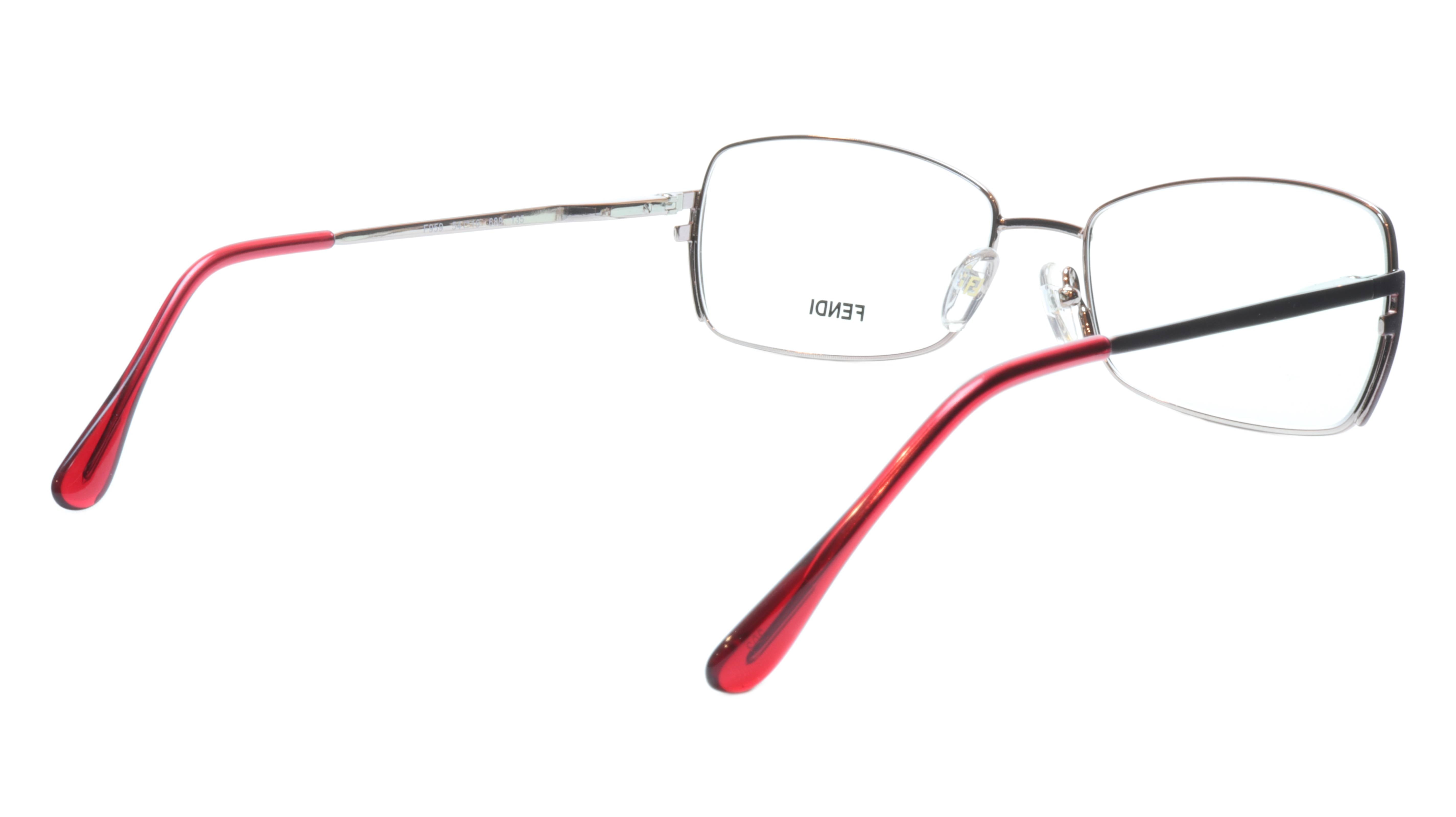 FENDI F959 (688) Metal Eyeglasses Frame - Shiny Rose Gold, Made in Italy, Size 54-16-135, 33mm Bridge - Luxury Designer Sunglasses for Women & Men, Perfect for Everyday Wear & Fashion Accessories