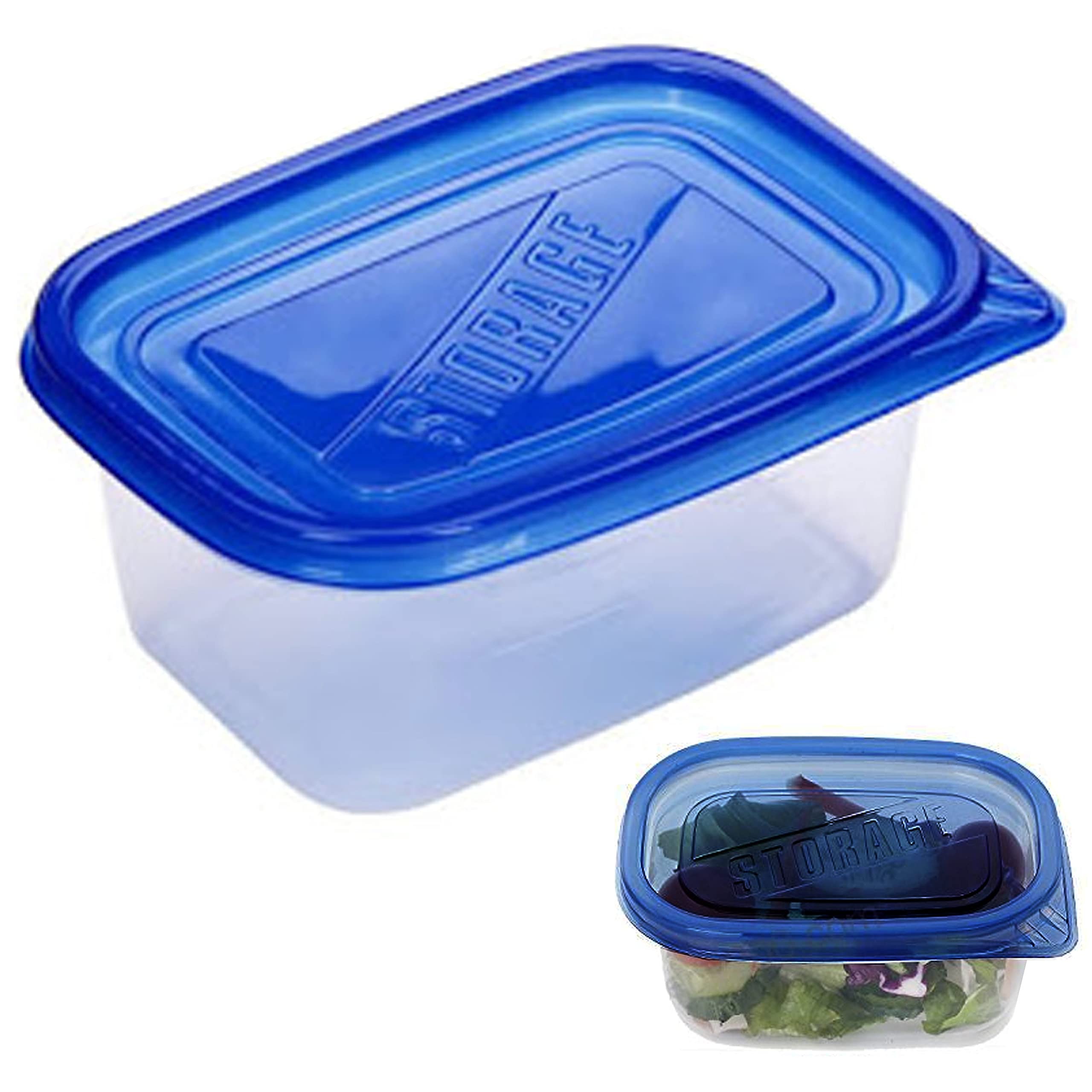12-Piece Small Food Storage Containers Set - BPA-Free, Microwave & Freezer Safe, 9.5oz Reusable Meal Prep Containers for Lunch, Leftovers & Snacks - Perfect for Home, Office & On-the-Go Use