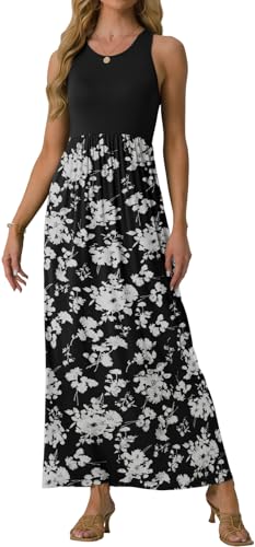Floral Black White Flower