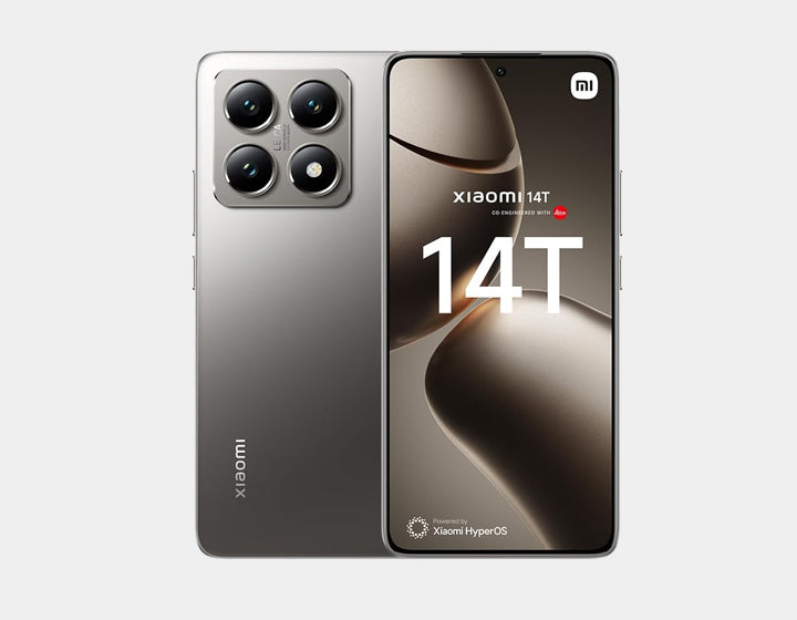 Xiaomi 14T 5G Smartphone 512GB ROM 12GB RAM Dual SIM Unlocked GSM - Titan Gray | High Performance Android Phone for Gaming, Streaming & Productivity