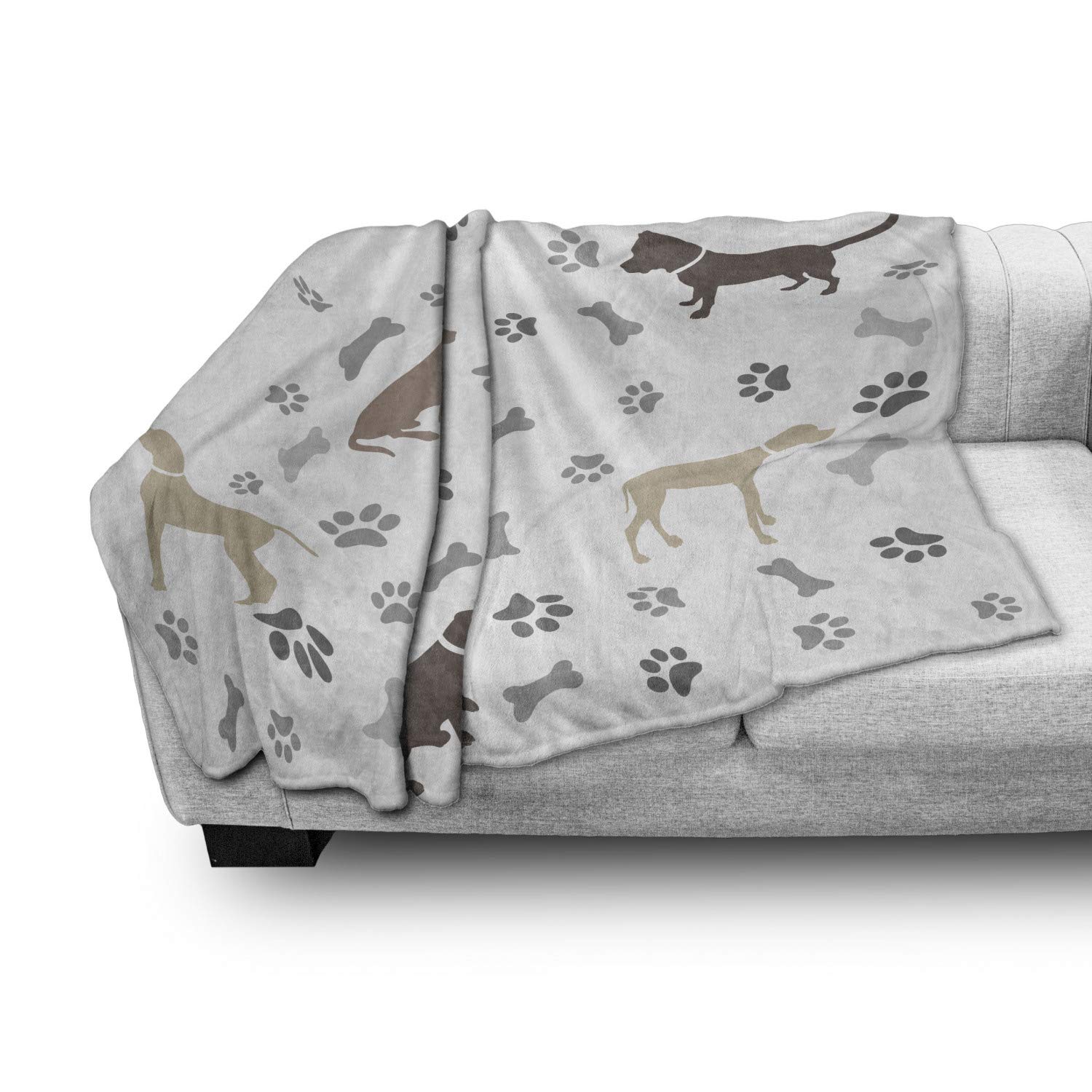 Ambesonne Dog Lover Fleece Throw Blanket - 50
