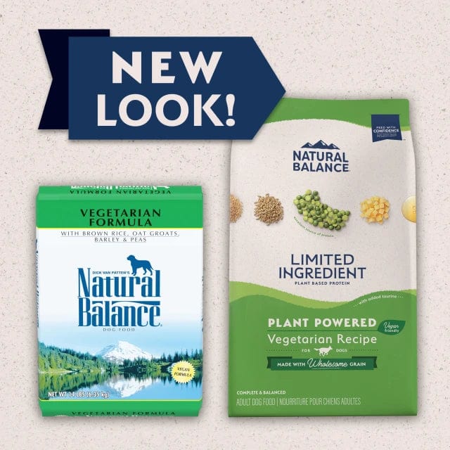 Natural Balance Plant Powered Vegetarian Recipe Dry Dog Food - Vegan Grain-Free Kibble for Adult Dogs - Perfect for Eco-Conscious Pet Owners & Dogs with Food Allergies