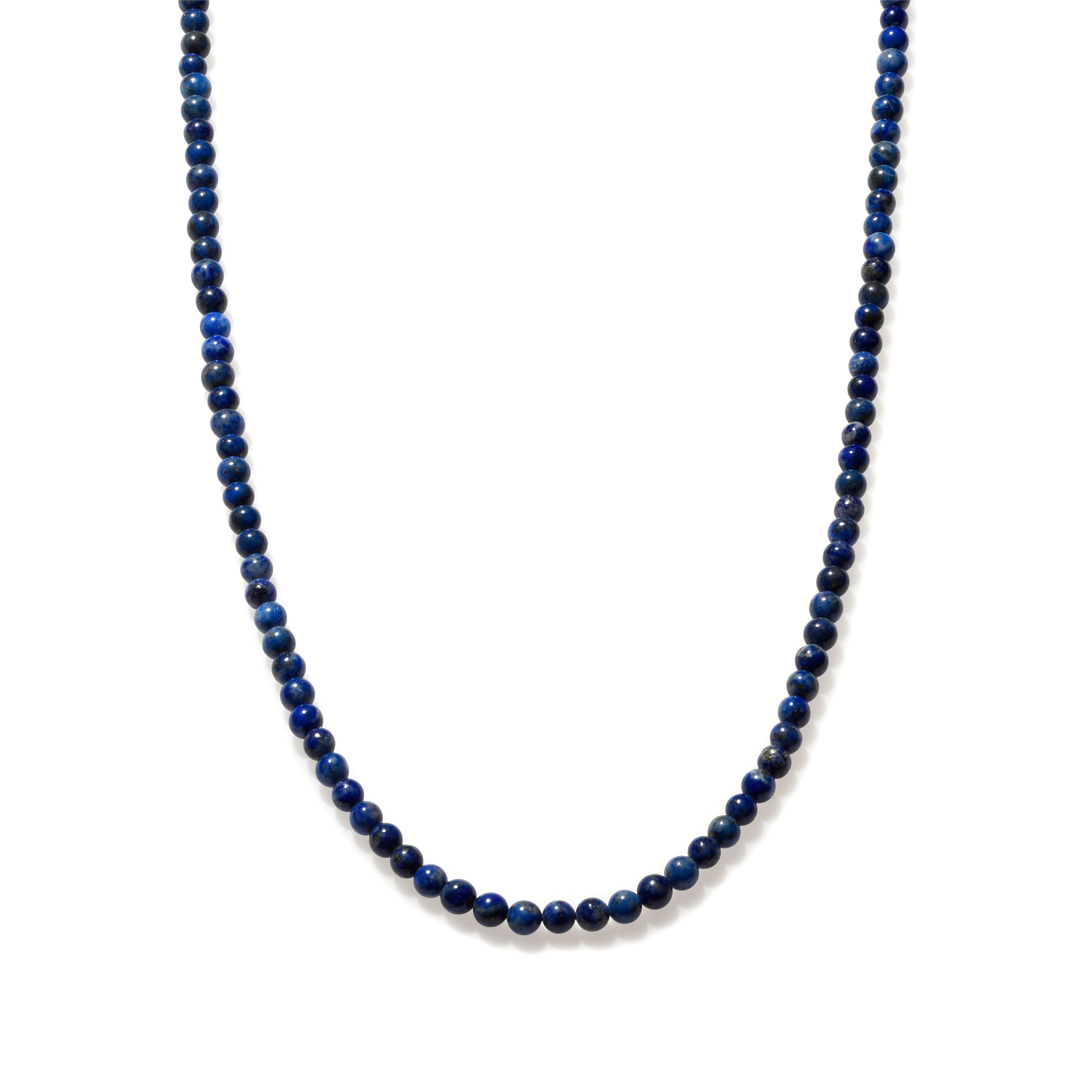 Lapis Lazuli Beaded Necklace - Mini Blue Stone Jewelry for Women, Spiritual Healing & Chakra Balancing | Perfect for Meditation, Yoga & Boho Fashion