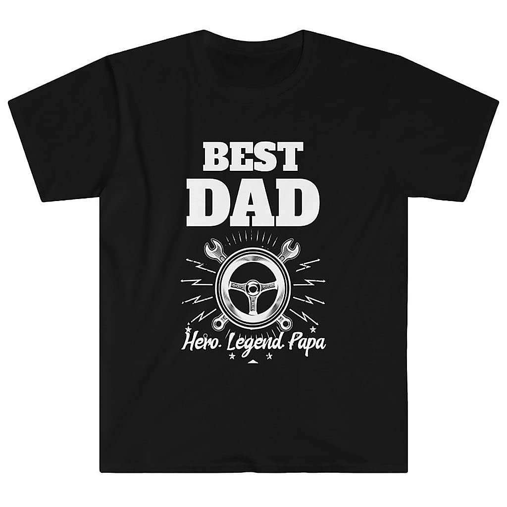 Fire Fit Designs Car Dad Shirts for Men - Father's Day Gift, Car Enthusiast Apparel, Casual Wear for Car Shows & Family Outings