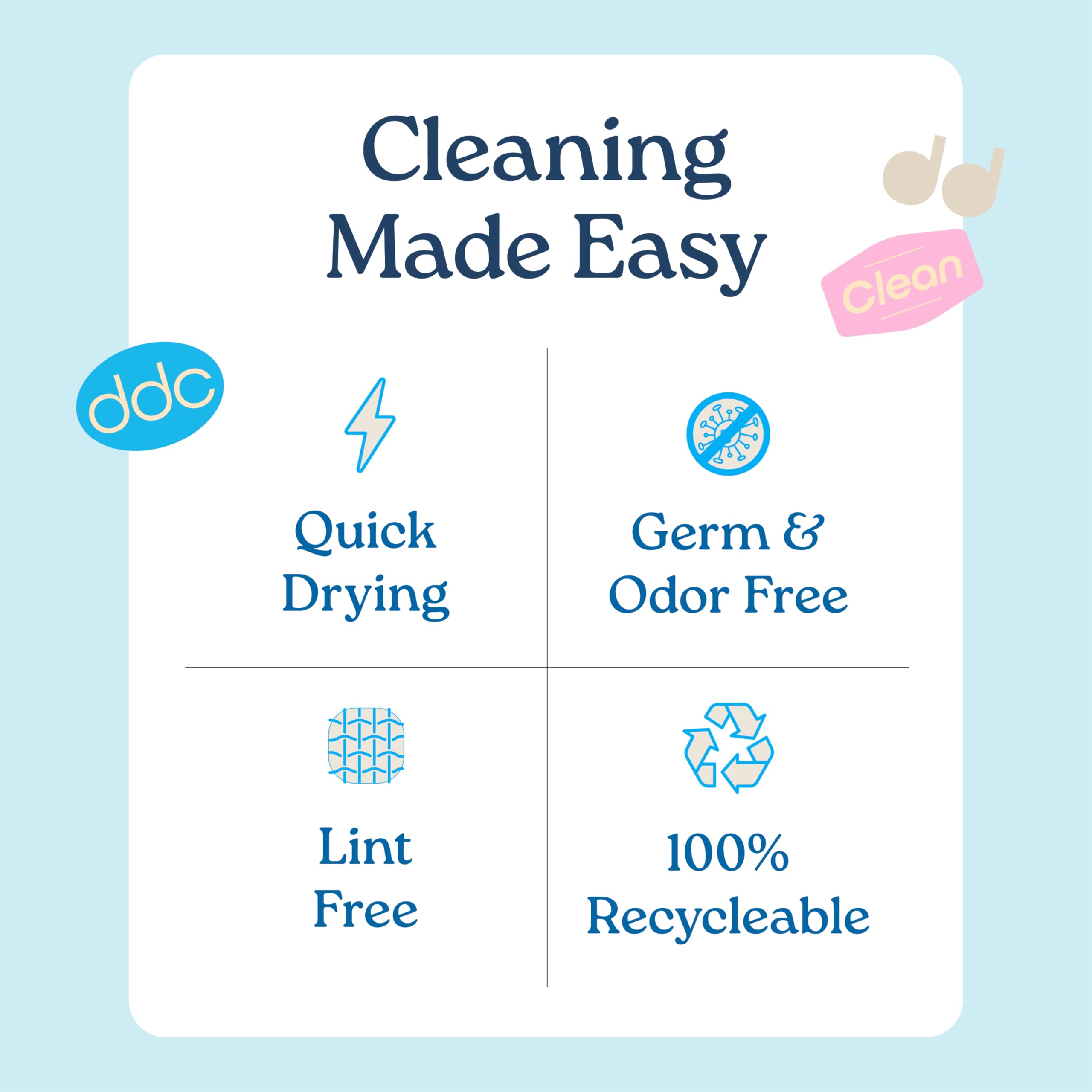 Non-Scratch Dish Scrubber (100 Sheets) - Quick Drying & Odor-Free for Kitchen & Bathroom Cleaning