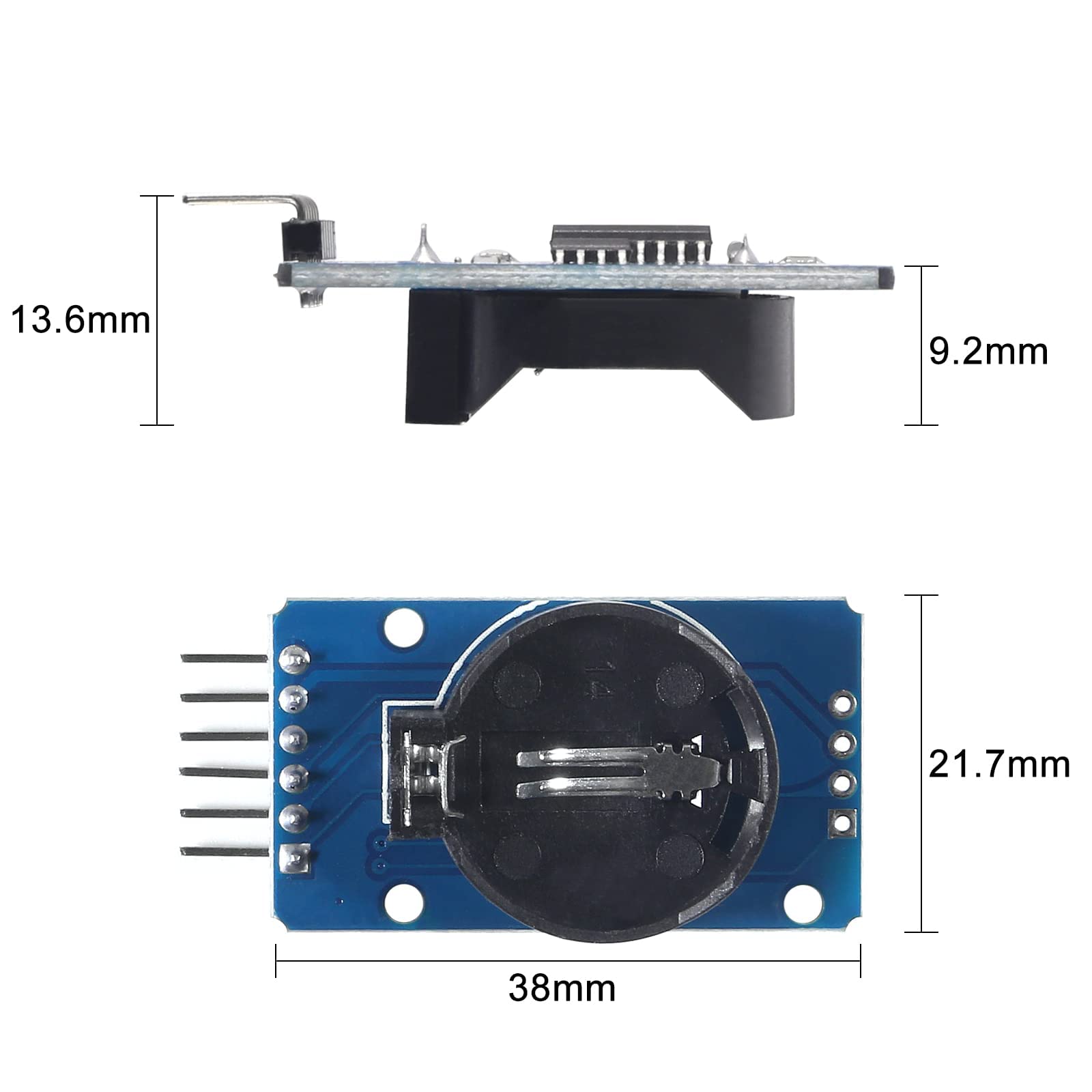 3PCS DS3231 High Precision Real Time Clock Module with AT24C32 IIC RTC Sensor - Timer Alarm Clock for Arduino & Raspberry Pi - Perfect for DIY Electronics, IoT Projects, and Time-Sensitive Applications