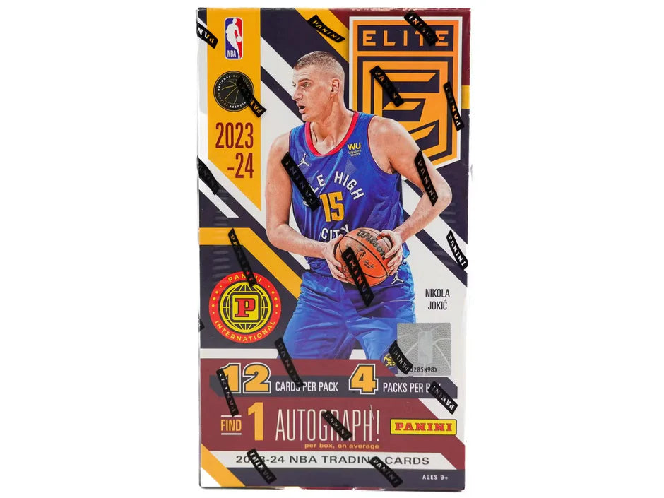 Panini Donruss Elite Basketball International Hobby Box - 2023 NBA Trading Cards Collection for Collectors & Investors - Perfect for Sports Memorabilia Enthusiasts and Gift Giving