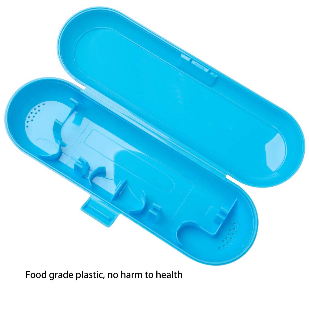 Waterproof Electric Toothbrush Travel Case for Fairywill/TEETHEORY/Seago/DNSLY - Compact & Durable Sonic Toothbrush Holder (Blue) - Perfect for Travel, Gym & Daily Storage
