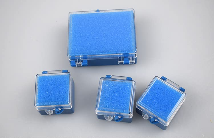 1000 Pcs Dental Crown Storage Boxes with Foam - 1 Inch Blue Denture Crown Veneer Organizer for Dental Lab & Clinic | Perfect for Dentists, Hygienists & Dental Technicians