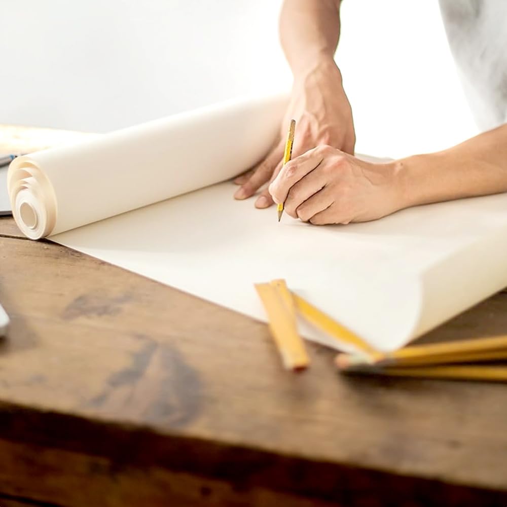 School Smart White Paper Roll - 36