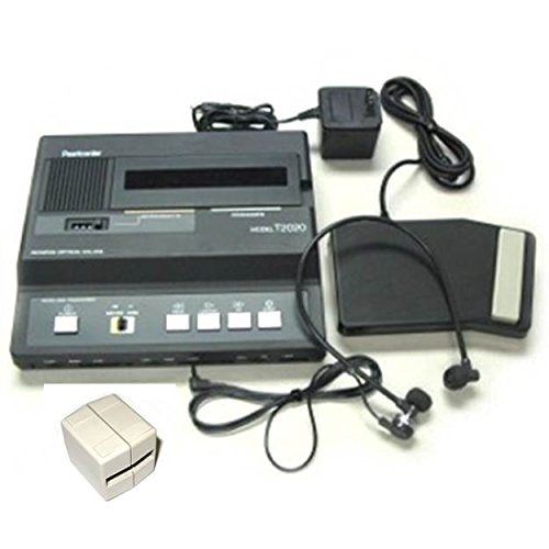 Olympus T-2020 Digital Transcription Kit (Replacement for T-1010) - Includes Recorder, Headphones, Foot Pedal, Power Adapter & Tape Eraser | Perfect for Medical, Legal & Office Transcription Work