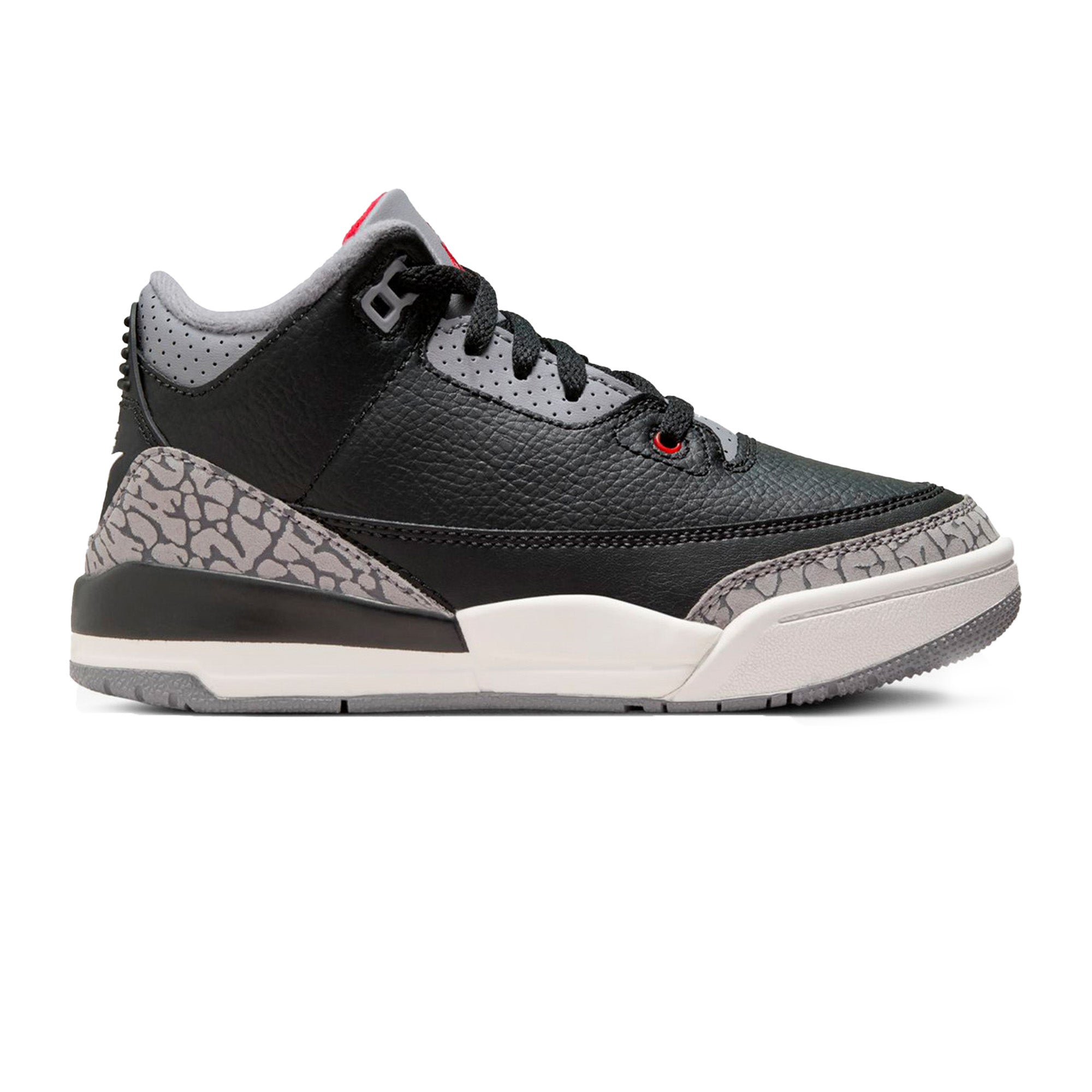Air Jordan 3 Retro 'Black Cement' PS Sneakers (2024) - Men's Basketball Shoes for Streetwear & Casual Style
