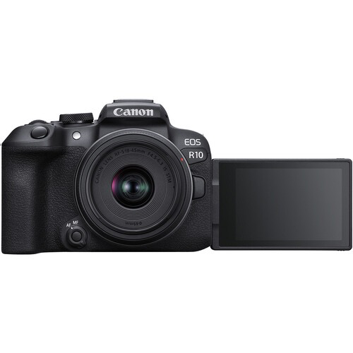 Canon EOS R10 Mirrorless Digital Camera with 4K Video, RF-S 18-45mm Lens - Perfect for Vlogging, Travel Photography & Content Creation