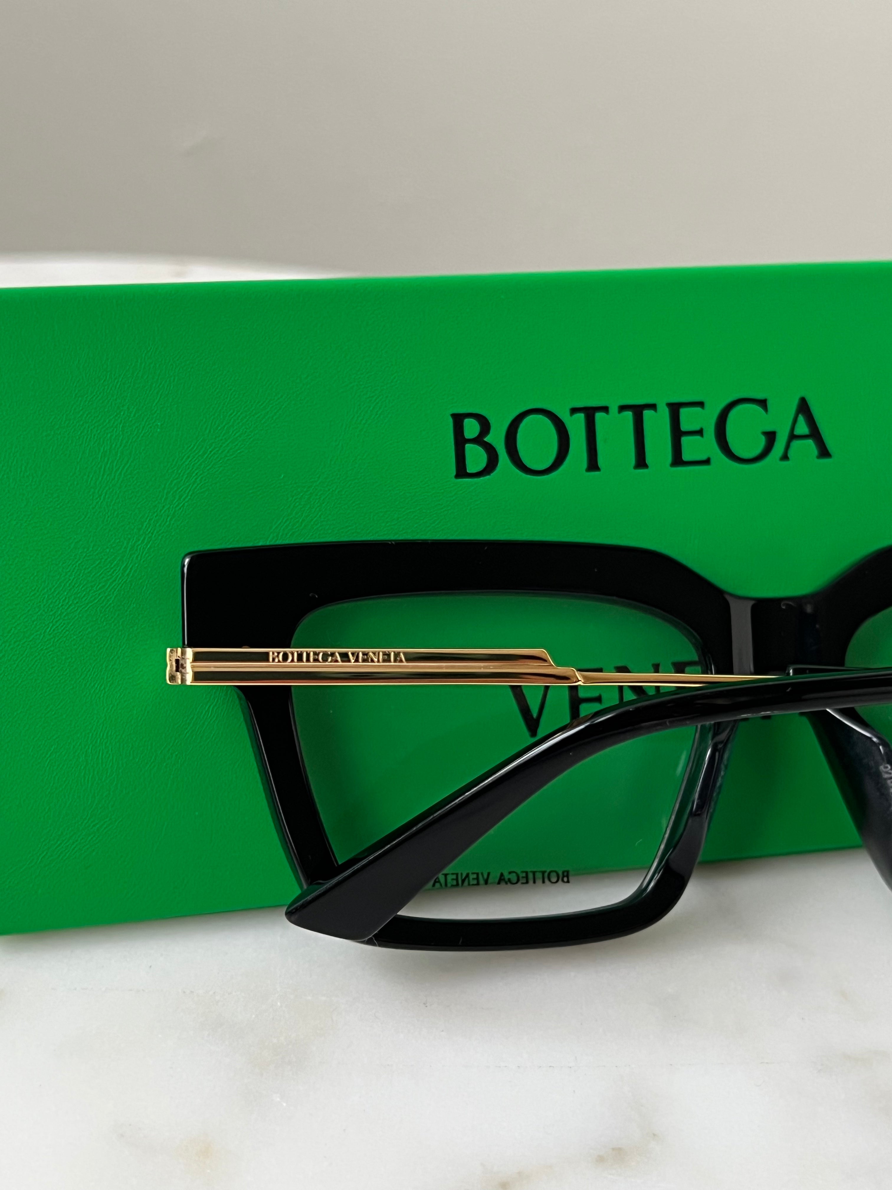 Bottega Veneta BV1243O Black Sunglasses for Women - Luxury Designer Shades for Everyday Wear & Fashion Outfits