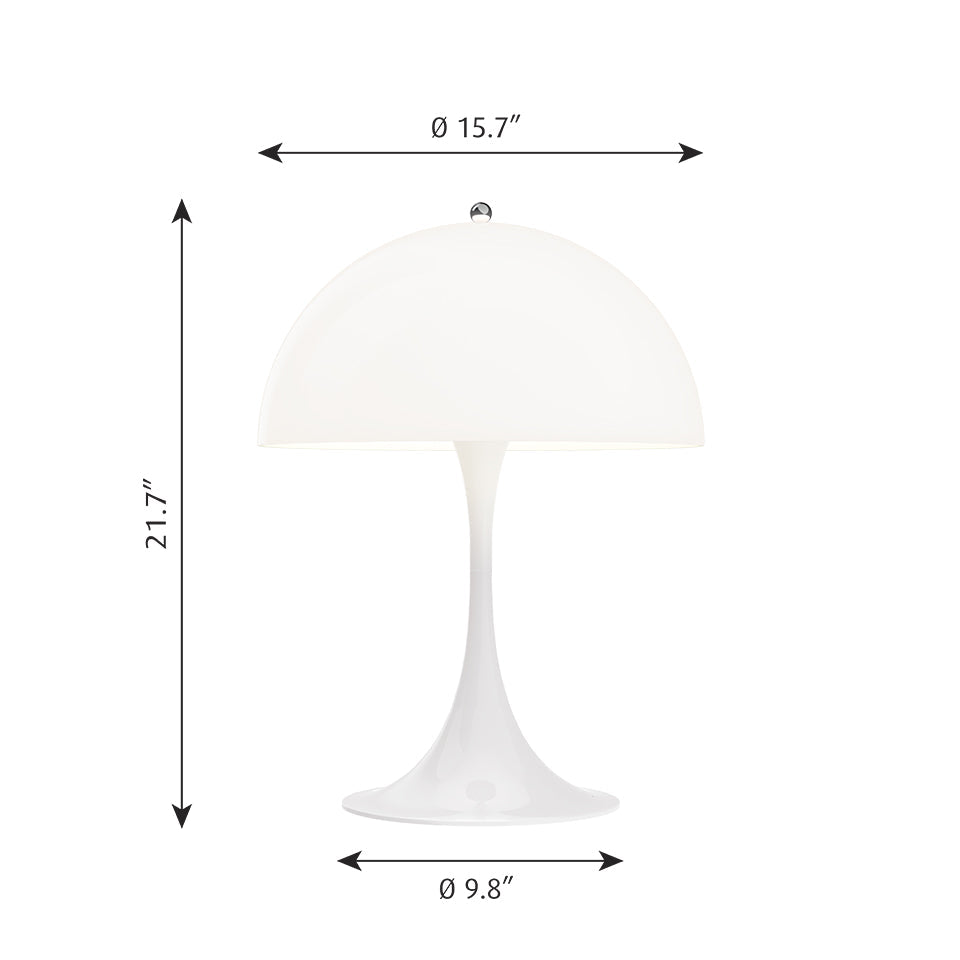 Panthella Table Lamp - Modern LED Desk Light for Home & Office - Stylish Scandinavian Design for Living Room, Bedroom, or Workspace