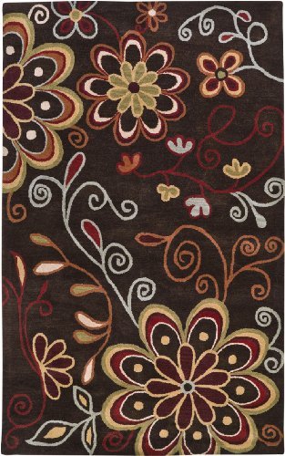 ATH-5037 Athena Chocolate 3x12 Feet Area Rug - Soft Modern Boho Rug for Living Room, Bedroom & Dining Room Decor