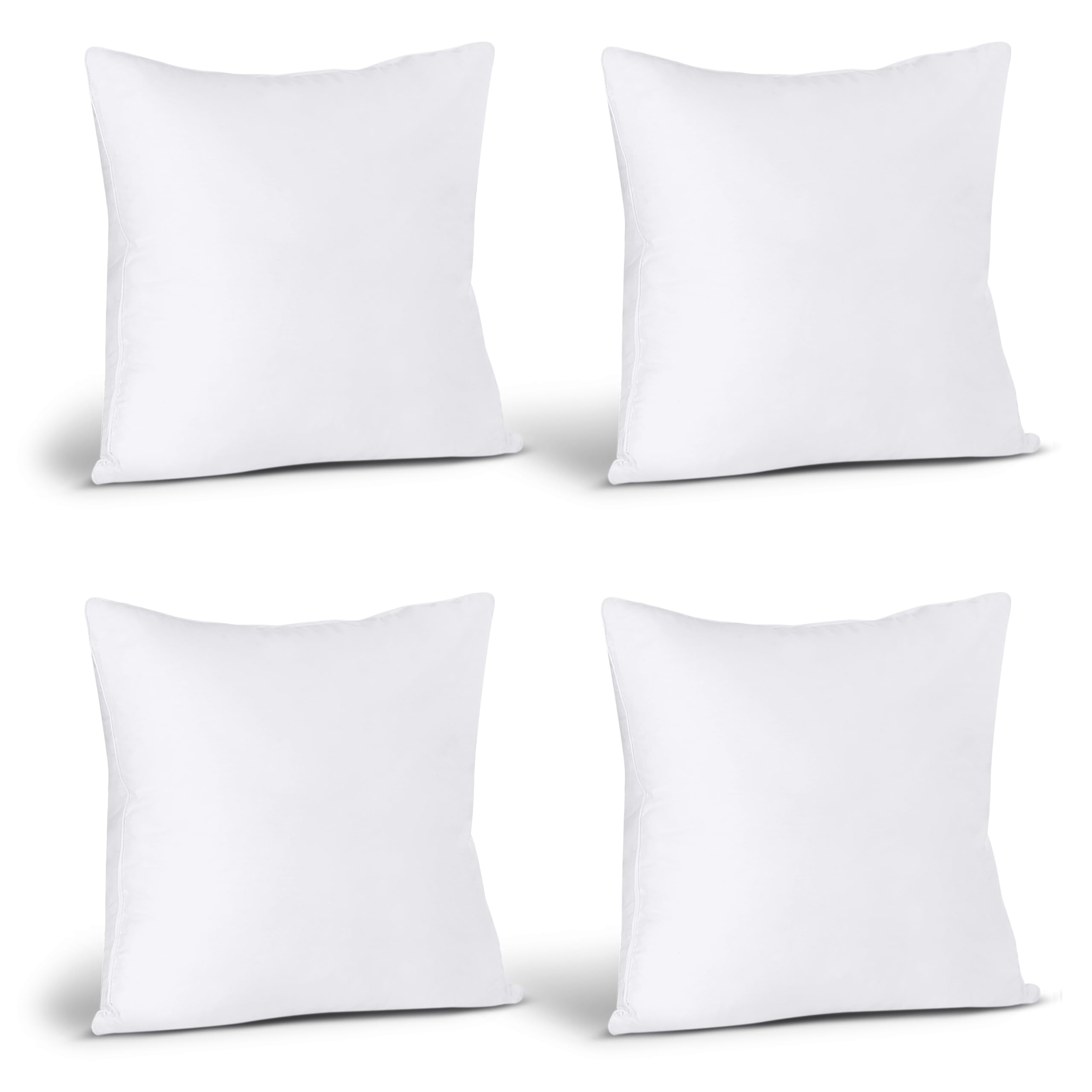 Utopia Bedding 24-Pack Decorative Throw Pillows (16x16 Inches, White) - Soft Couch Pillows for Sofa, Bed & Home Decor - Perfect for Living Room, Bedroom & Dorm Room Styling
