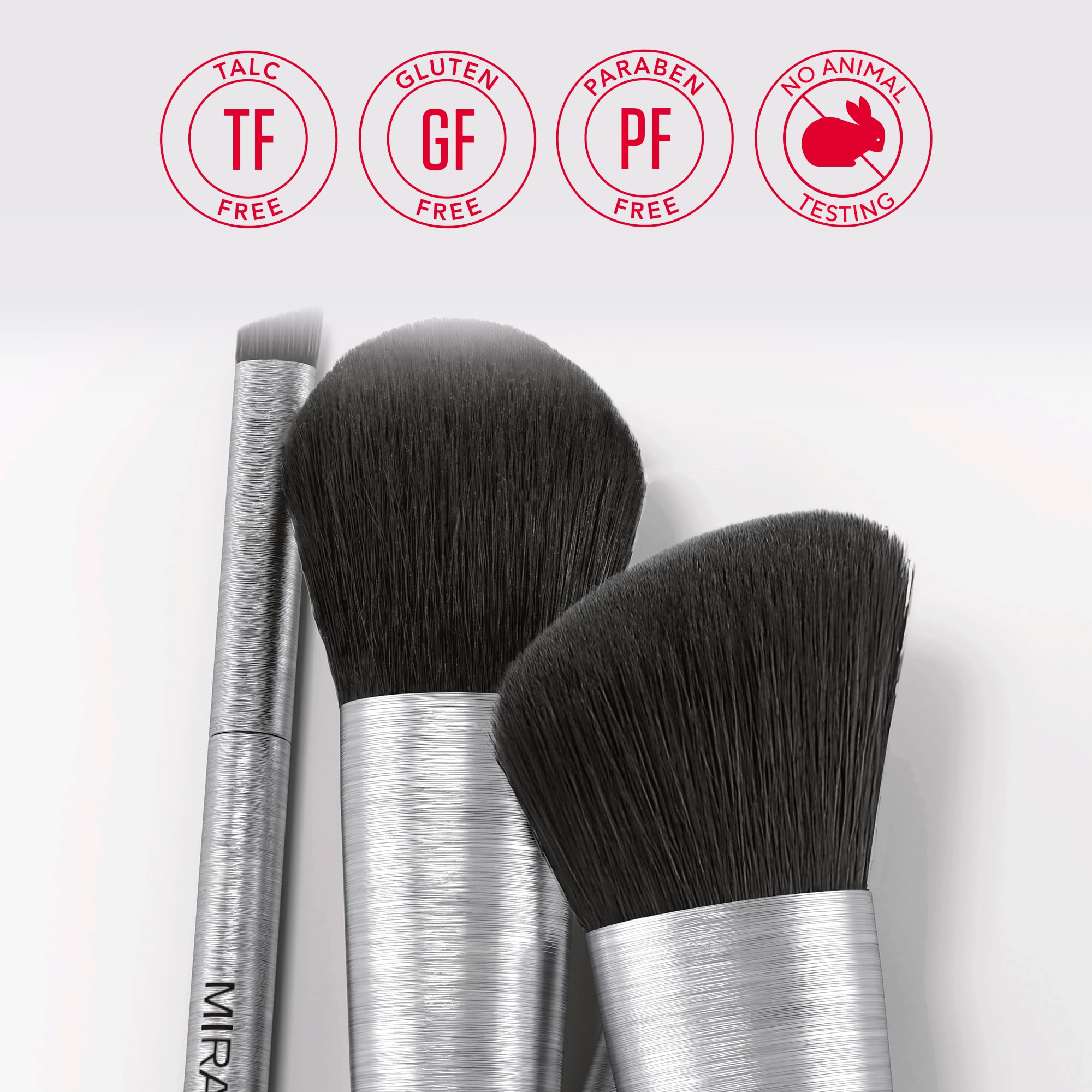 Premium Mirabella Eyeshadow Brush - Cruelty-Free Makeup Brush for Blending & Contouring