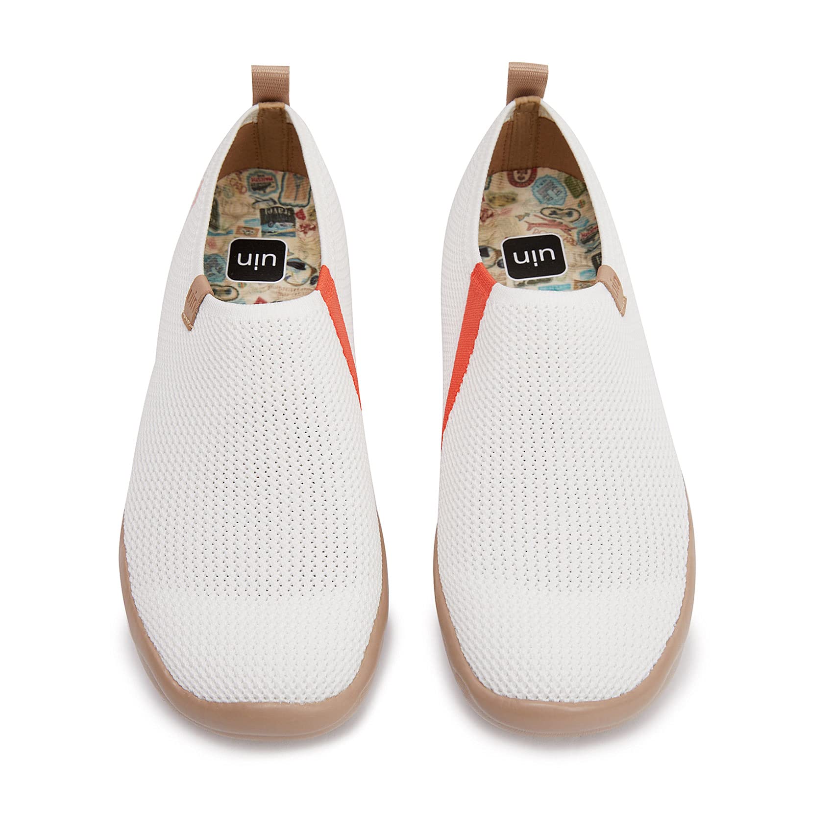 UIN Women's Slip On Loafers - Lightweight Comfortable Walking Sneakers for Travel & Casual Wear | Breathable Solid Color Flats for Everyday Use, Office & Weekend Outings
