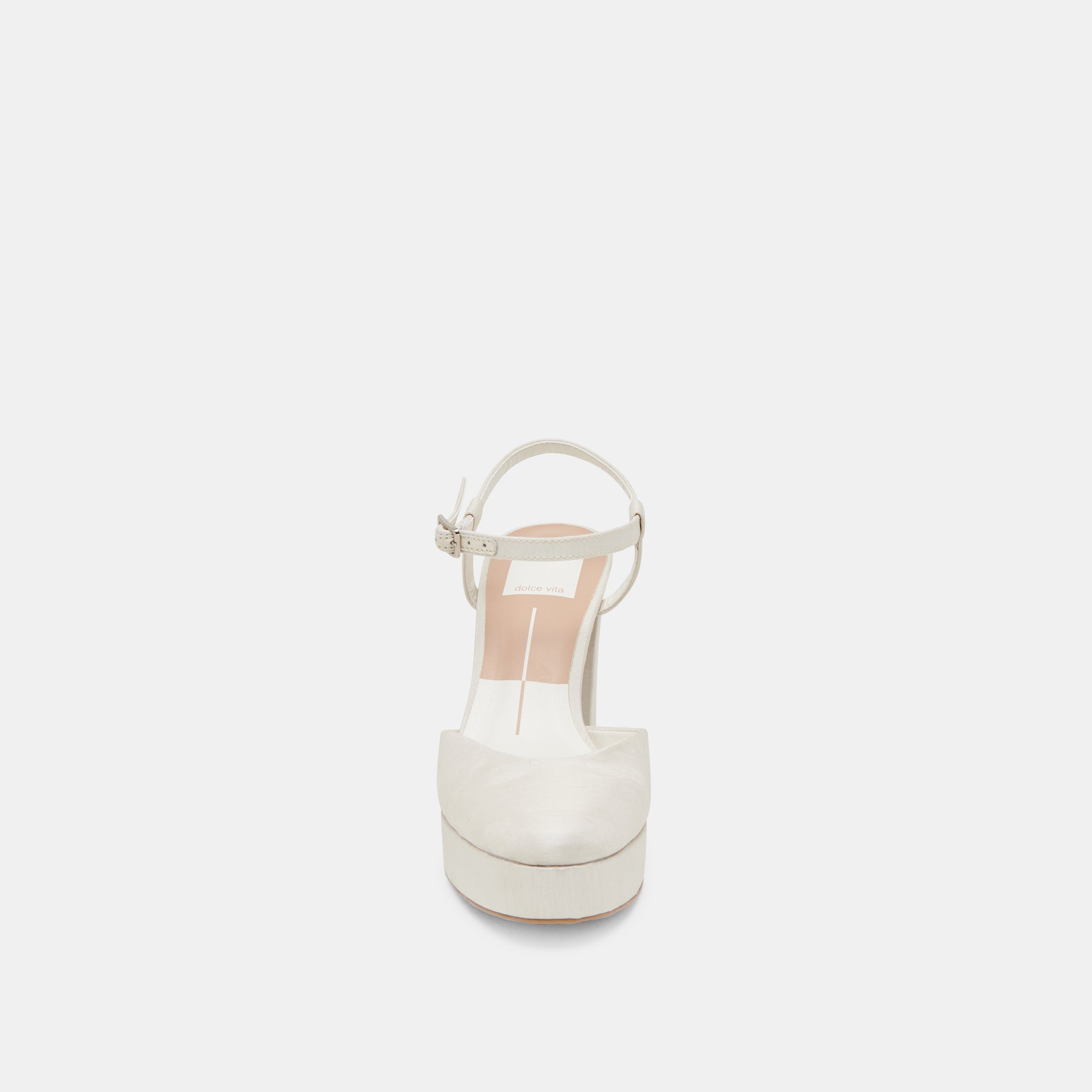 Claud Women's White Satin Heels - Elegant High Heel Pumps for Parties, Weddings & Special Occasions