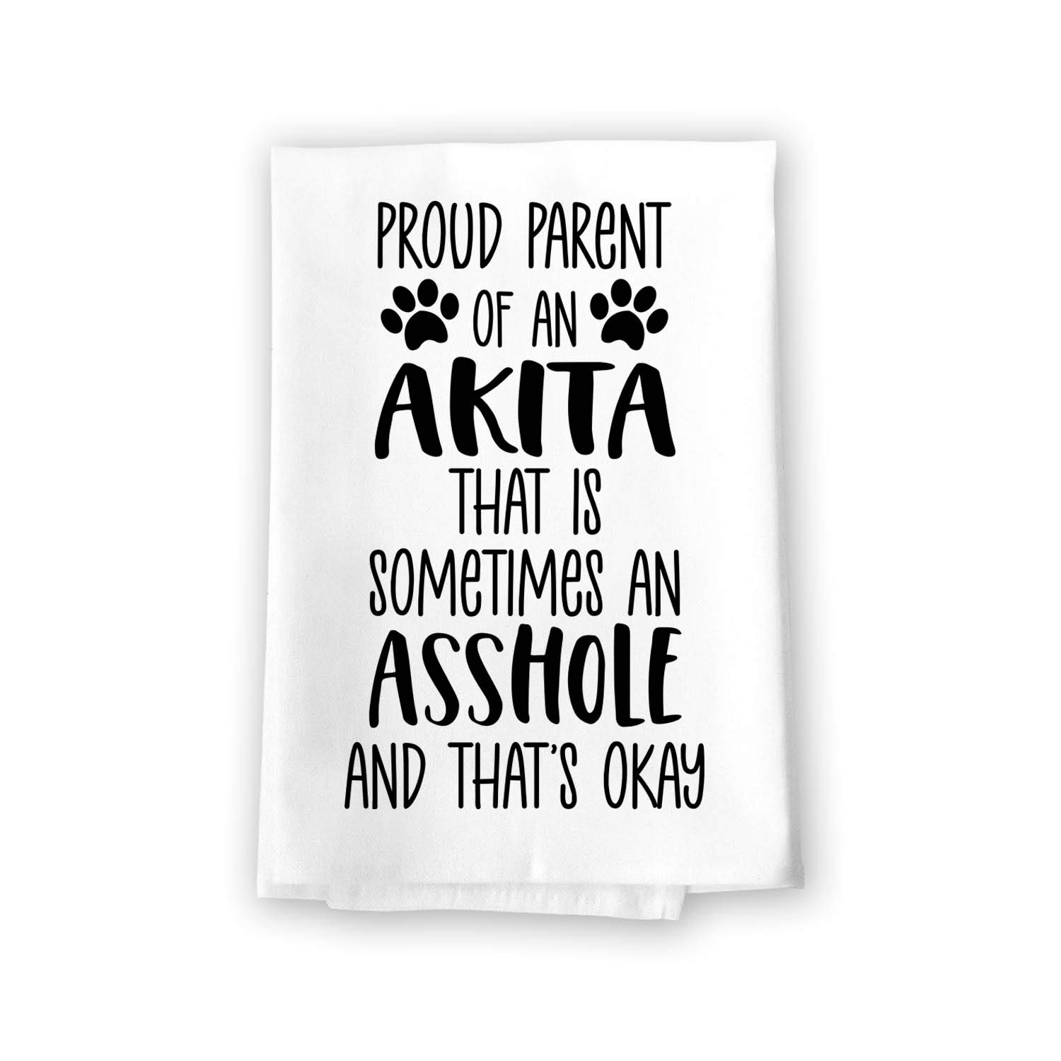 Funny Akita Dog Kitchen Towels - Absorbent Pet Gifts for Dog Lovers