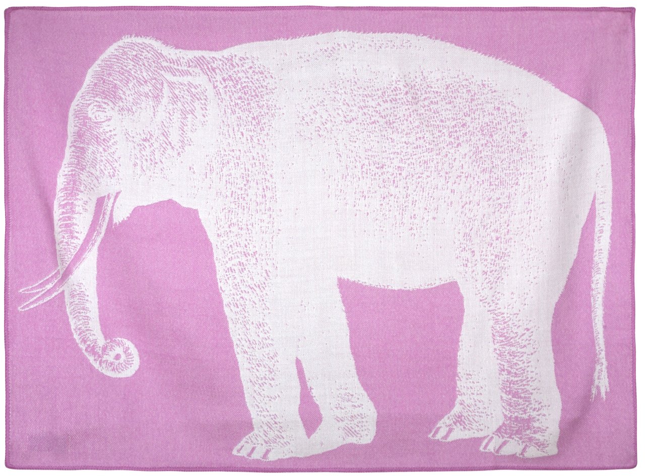 Thomaspaul Elephant Baby Blanket - Soft Pink Fleece Throw for Nursery, Gift & Cuddling - Perfect for Newborns, Toddlers & Photo Shoots