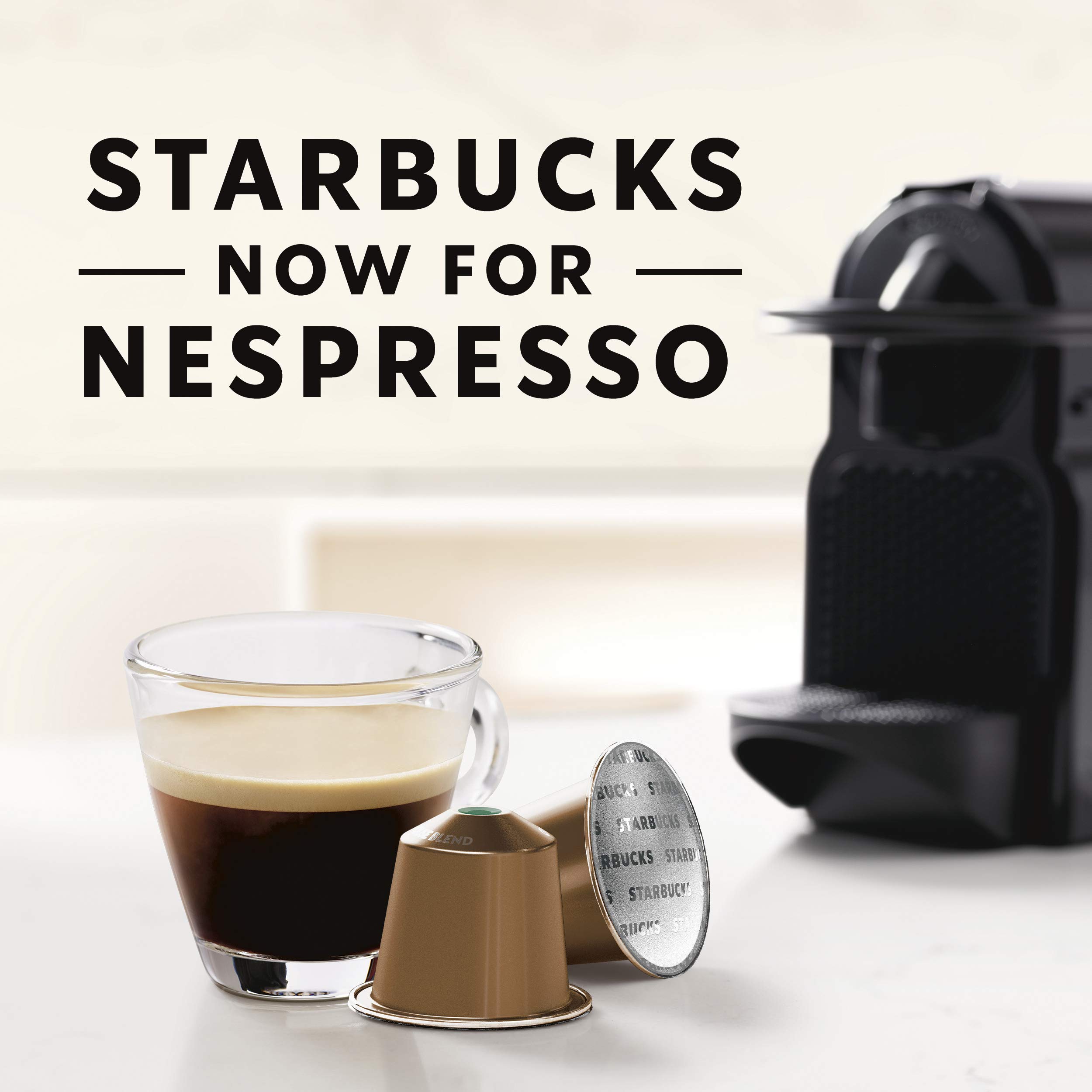 Starbucks by Nespresso Variety Pack Coffee Capsules (50 Count) - Compatible with Nespresso Original Line Machines - Perfect for Home, Office & Gifts