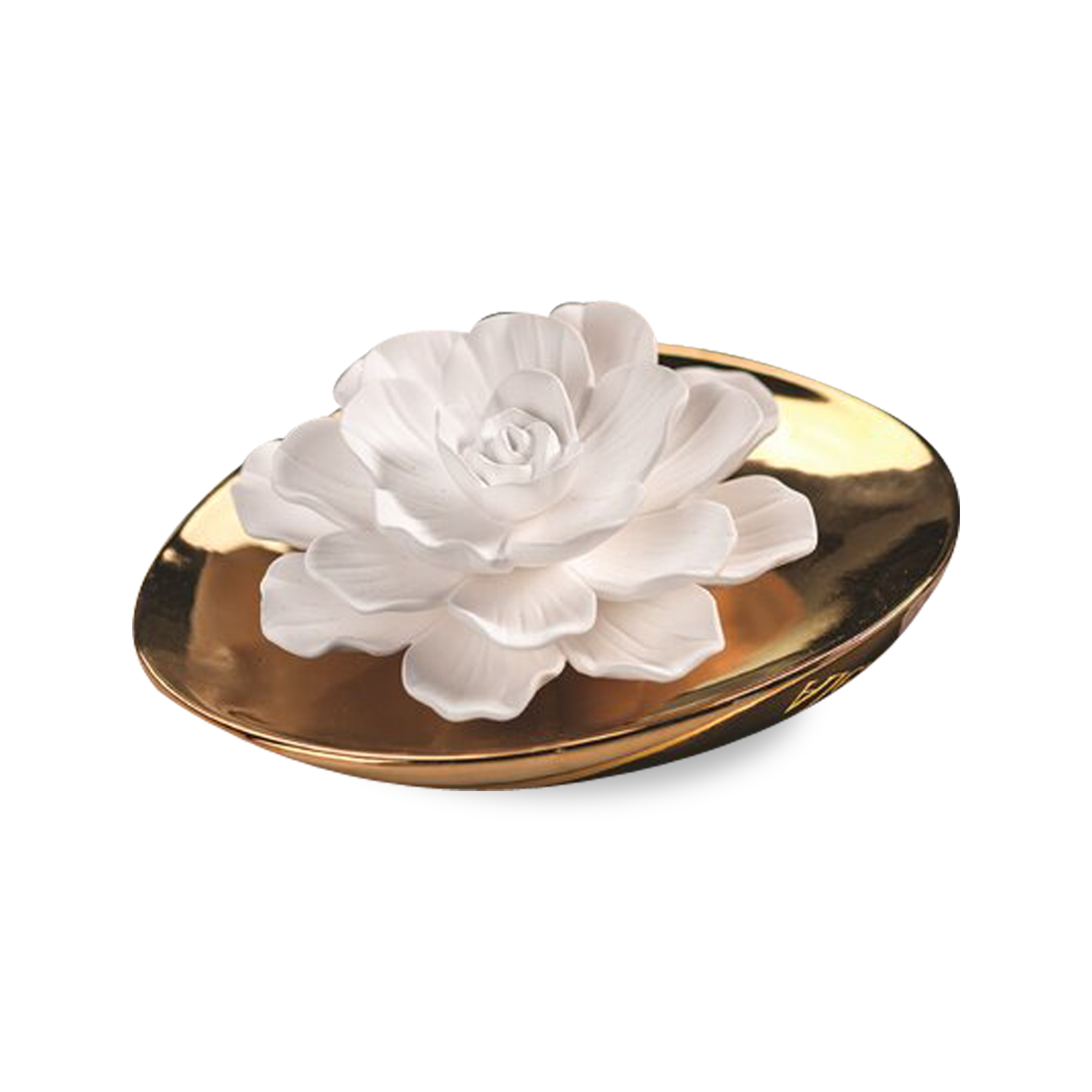 Dream Porcelain Flower Diffuser - Elegant Home Fragrance Oil Diffuser with Natural Reed Sticks, Perfect for Living Room, Bedroom, Office & Spa Relaxation